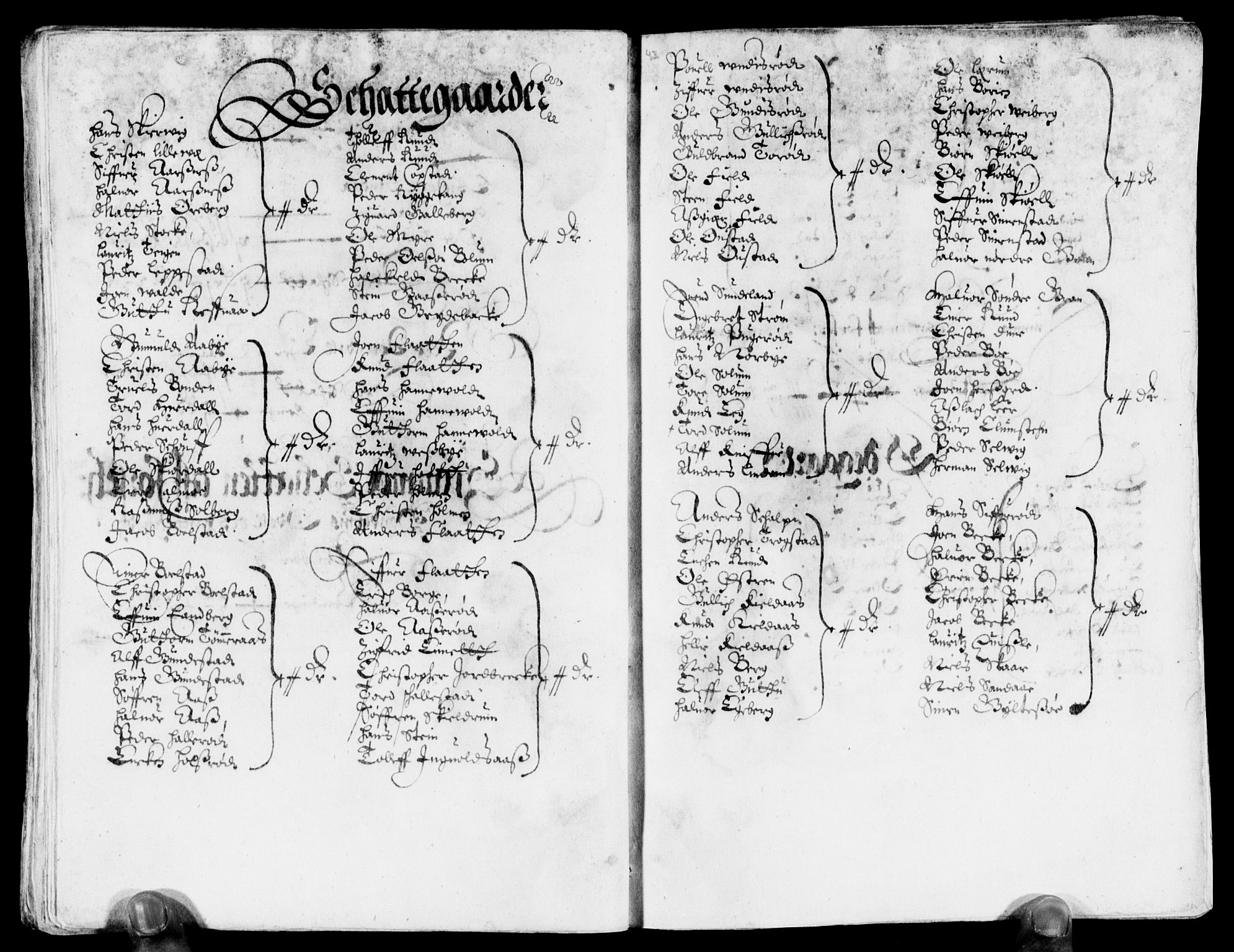 Rentekammeret inntil 1814, Reviderte regnskaper, Lensregnskaper, AV/RA-EA-5023/R/Rb/Rbo/L0024: Tønsberg len, 1642-1644