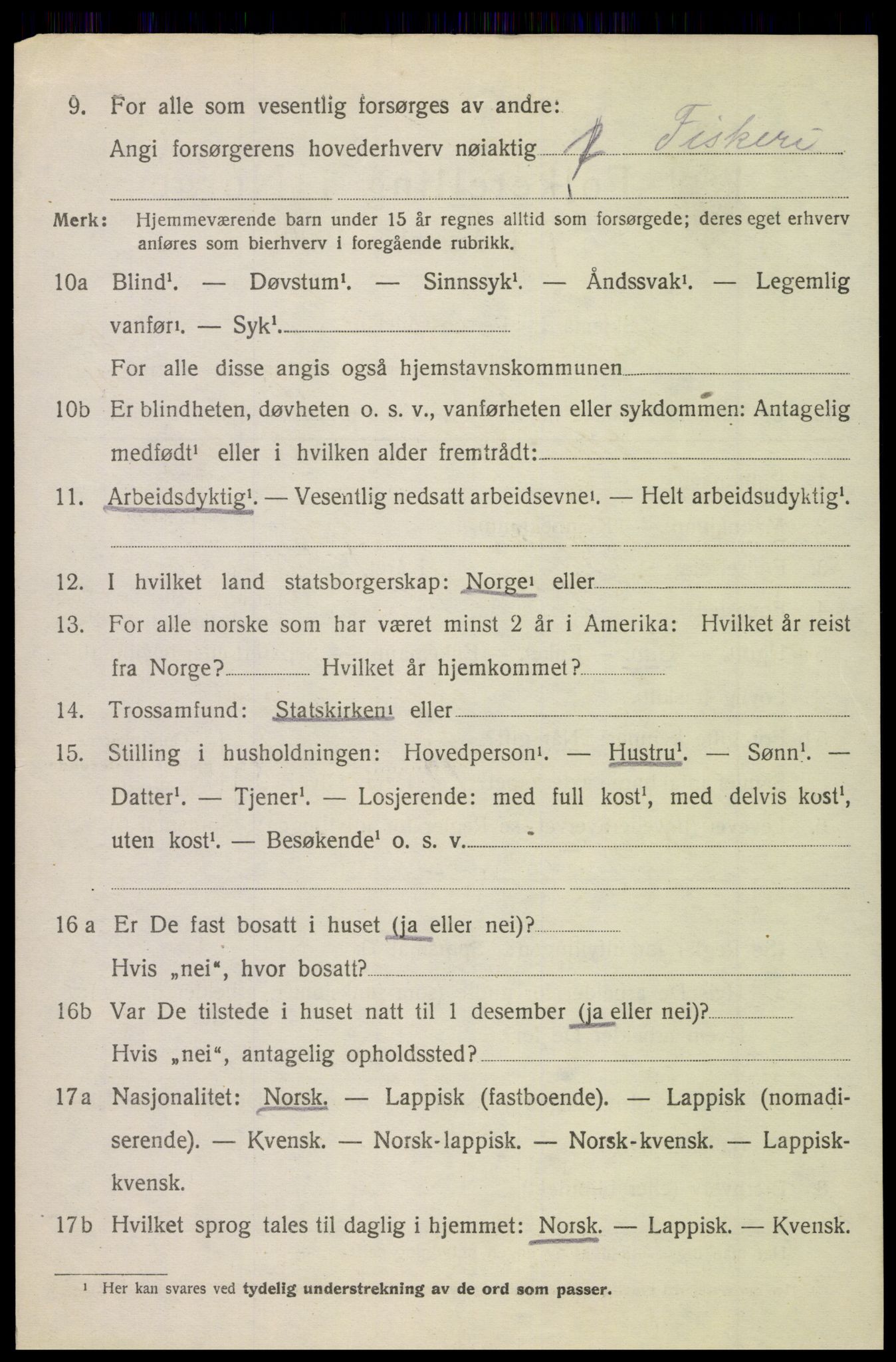 SAT, 1920 census for Borge, 1920, p. 8704