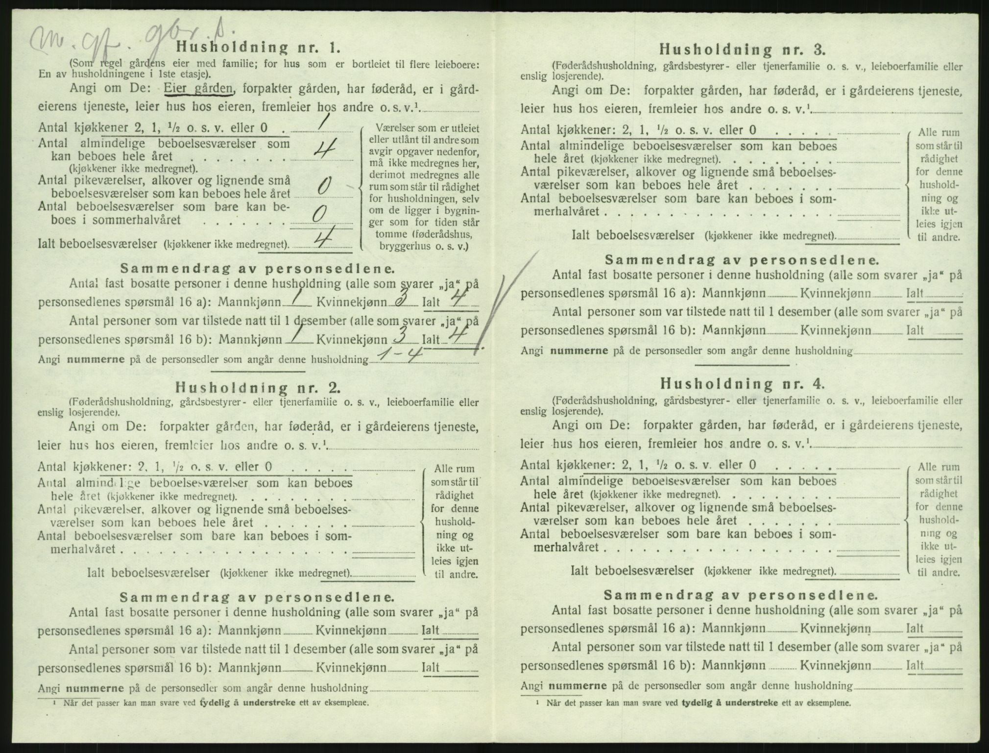 SAKO, 1920 census for Hedrum, 1920, p. 1006