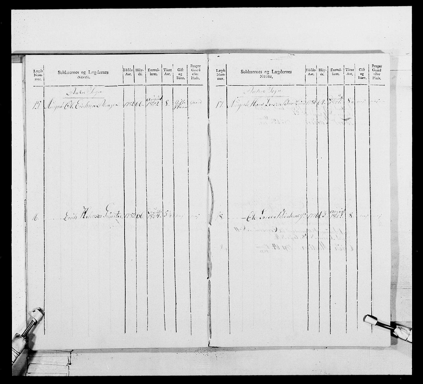 Generalitets- og kommissariatskollegiet, Det kongelige norske kommissariatskollegium, AV/RA-EA-5420/E/Eh/L0111: Vesterlenske nasjonale infanteriregiment, 1810, p. 259