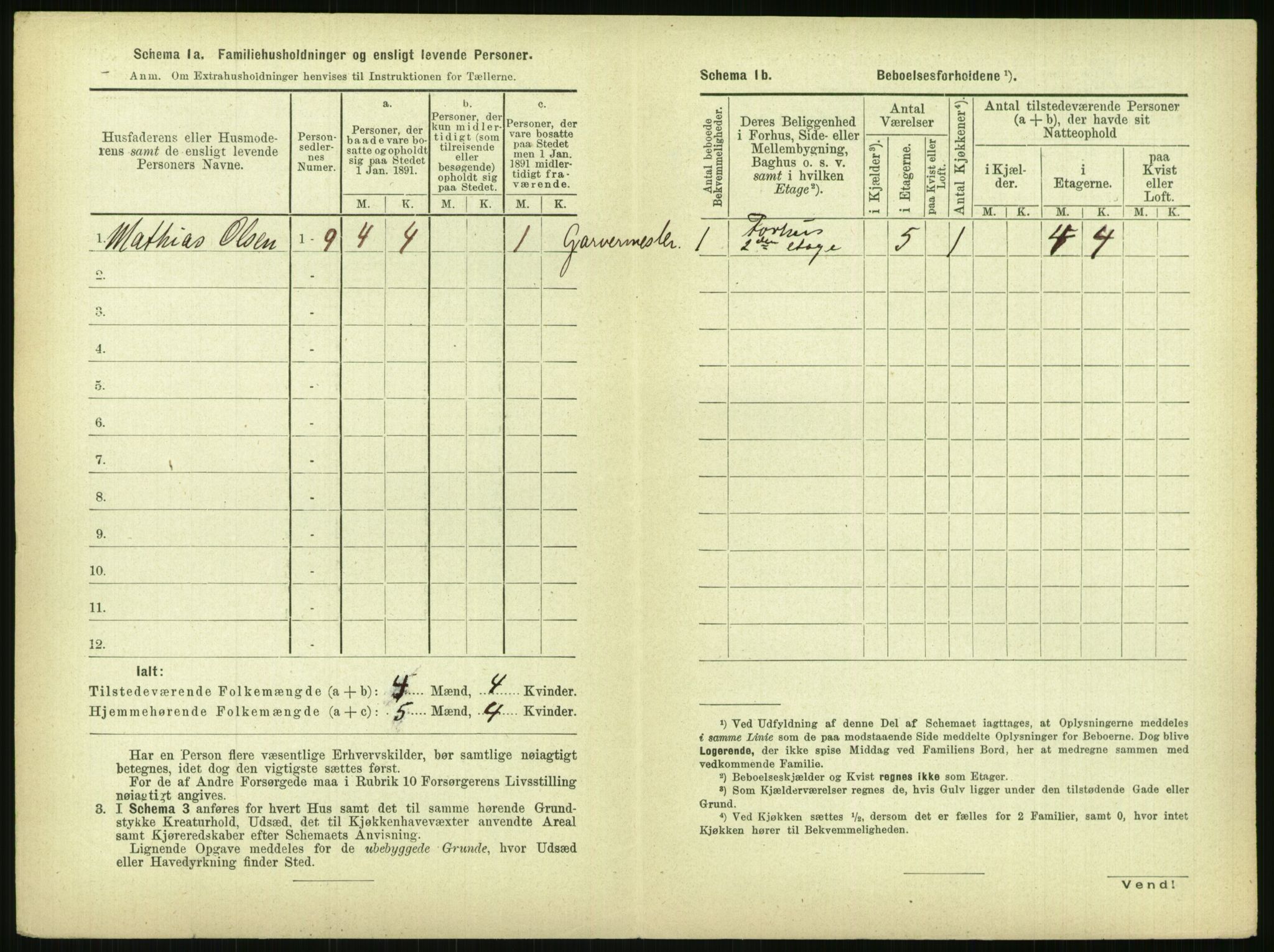 RA, 1891 census for 0806 Skien, 1891, p. 1387