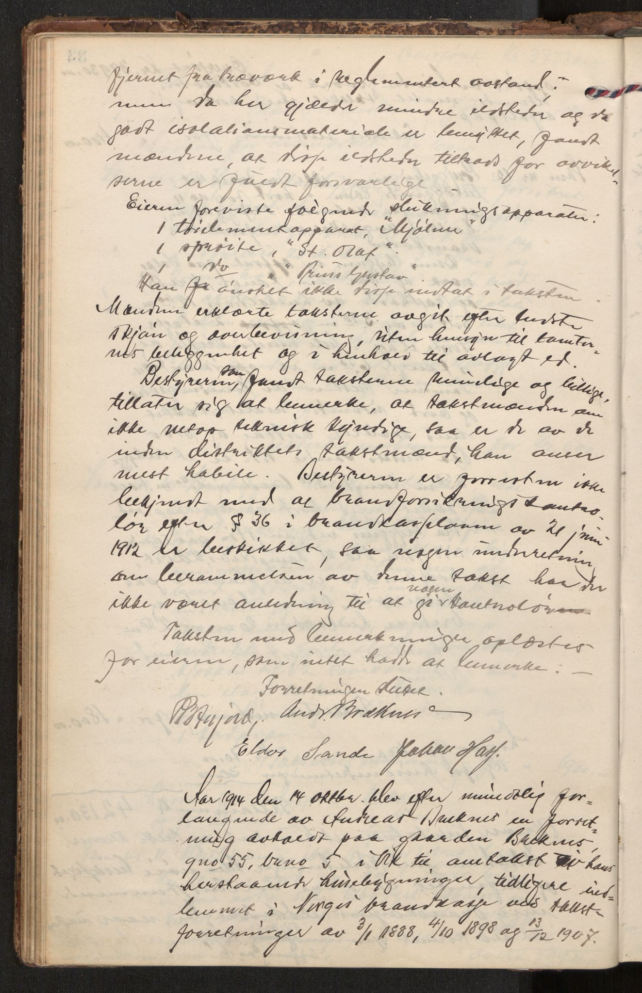 Norges Brannkasse Sømna/Vik, AV/SAT-A-5560/Fa/L0001: Branntakstprotokoll, 1904-1921, p. 33b