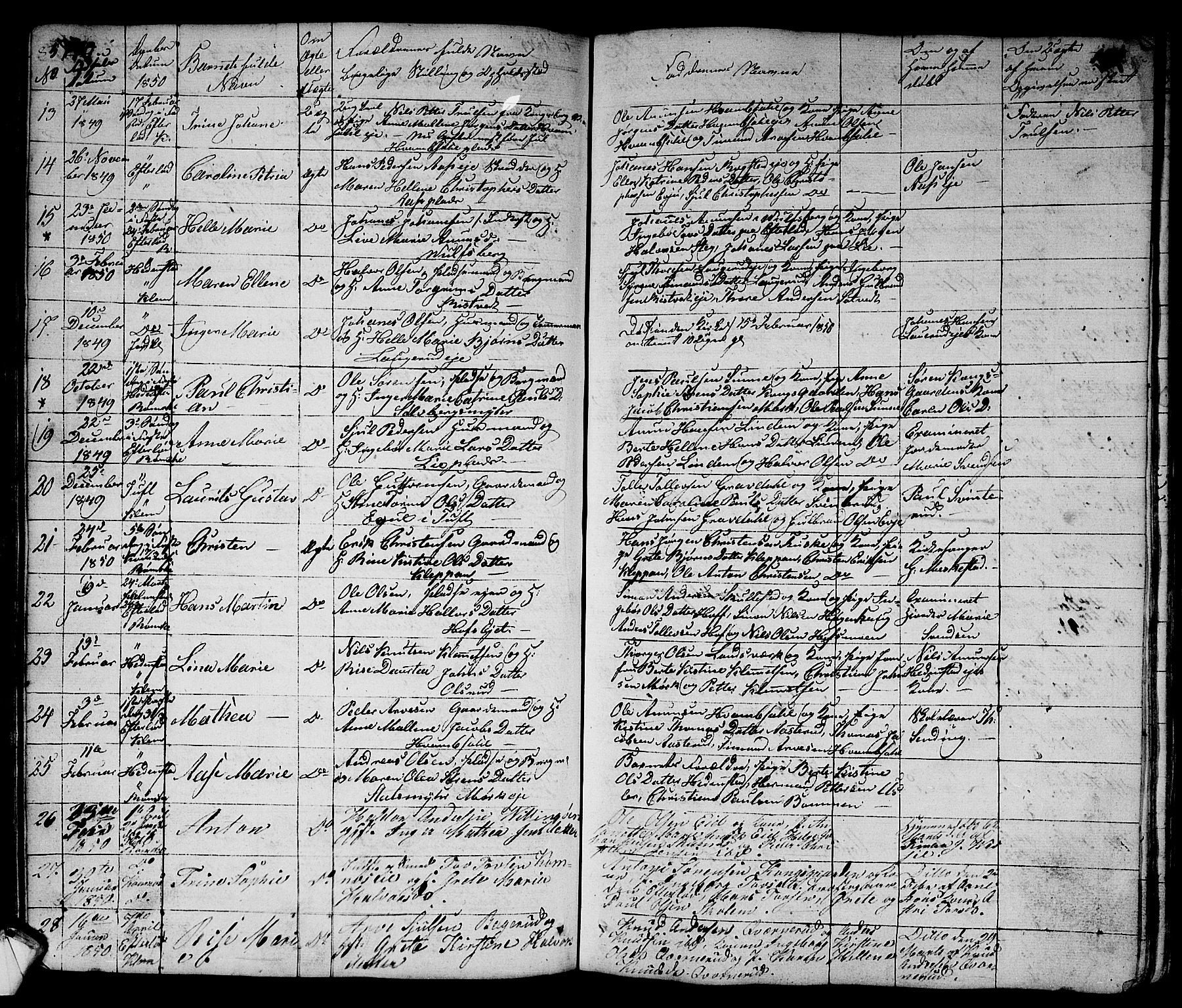 Sandsvær kirkebøker, SAKO/A-244/G/Ga/L0004: Parish register (copy) no. I 4, 1840-1856, p. 85