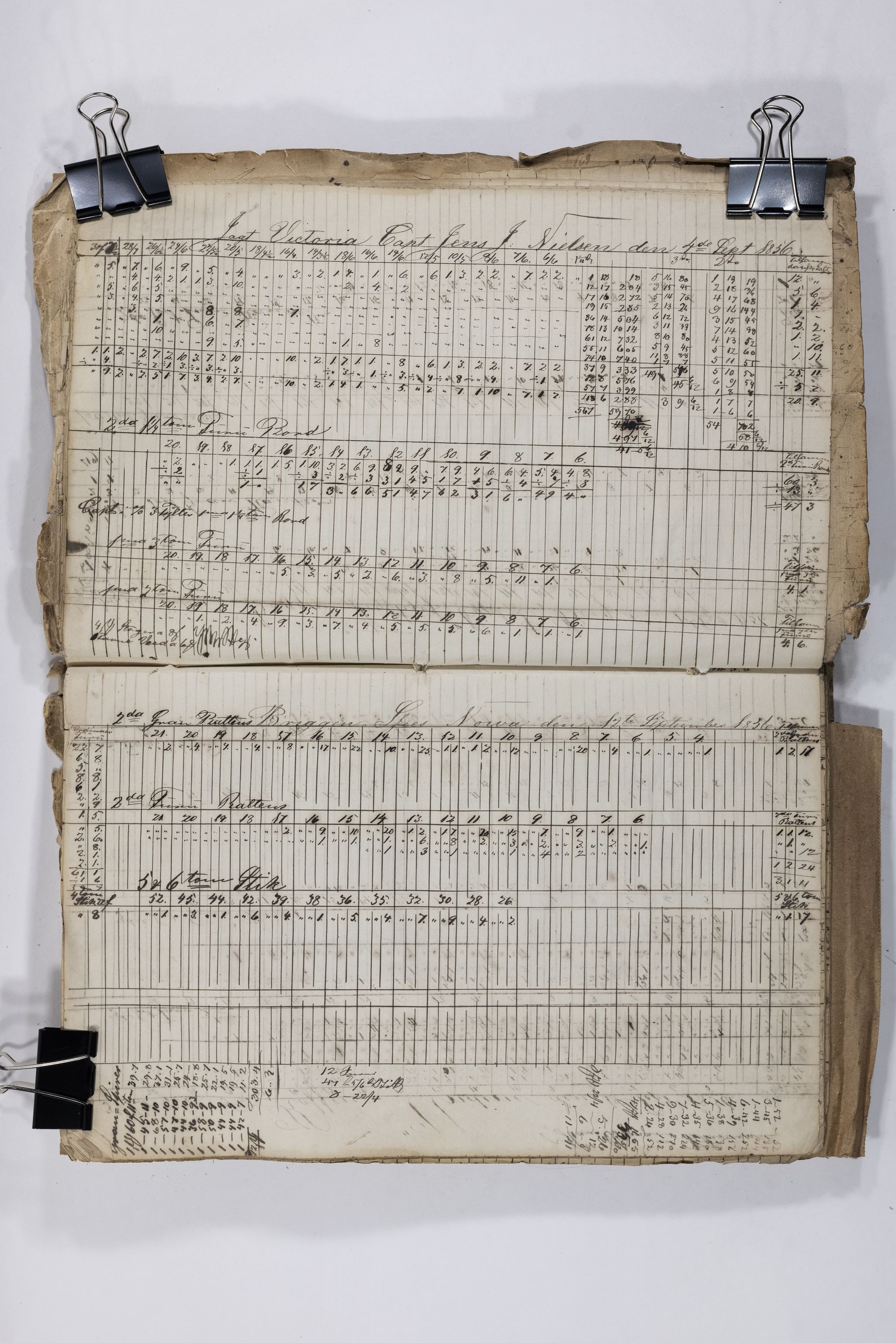 Blehr/ Kjellestad, TEMU/TGM-A-1212/E/Eb/L0007: Ladnings Liste for egne fartøier, 1856-1859, p. 12