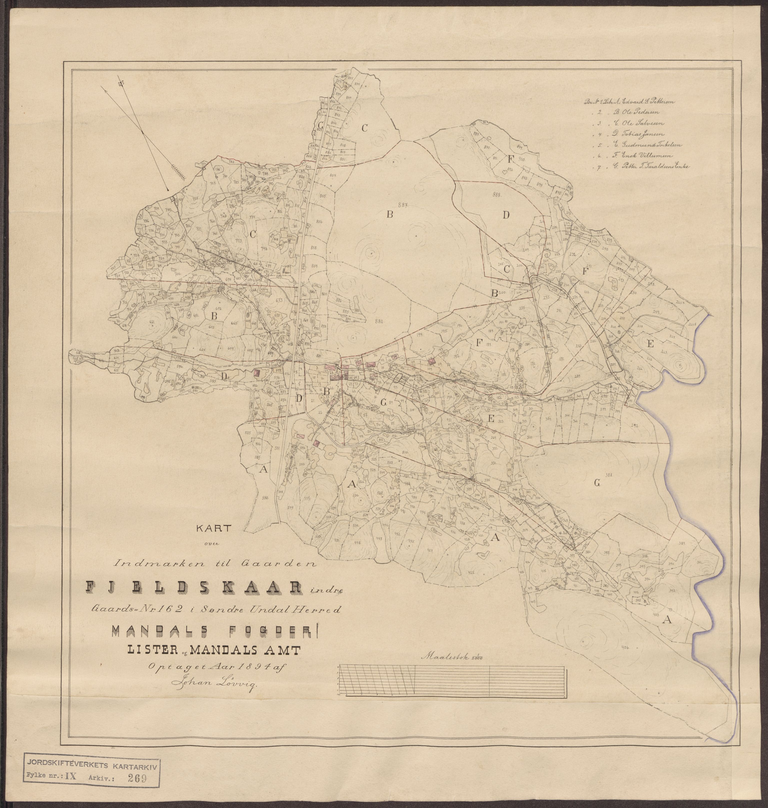 Jordskifteverkets kartarkiv, RA/S-3929/T, 1859-1988, p. 316