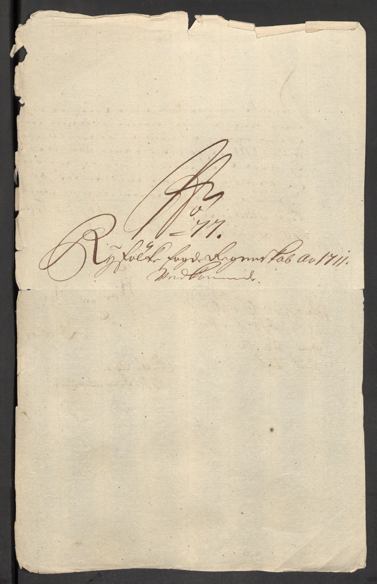 Rentekammeret inntil 1814, Reviderte regnskaper, Fogderegnskap, AV/RA-EA-4092/R47/L2864: Fogderegnskap Ryfylke, 1711, p. 134