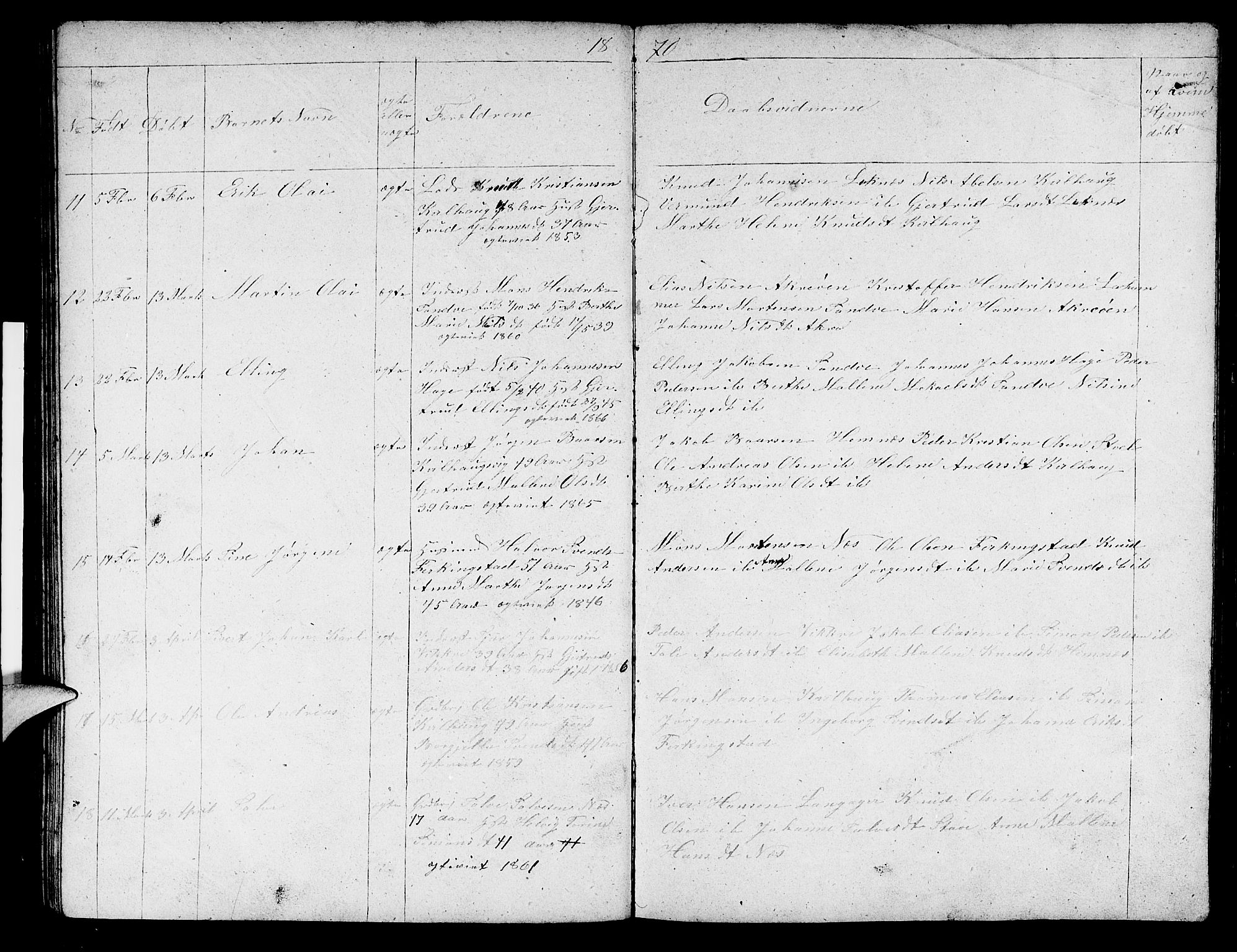 Skudenes sokneprestkontor, AV/SAST-A -101849/H/Ha/Hab/L0002: Parish register (copy) no. B 2, 1848-1873