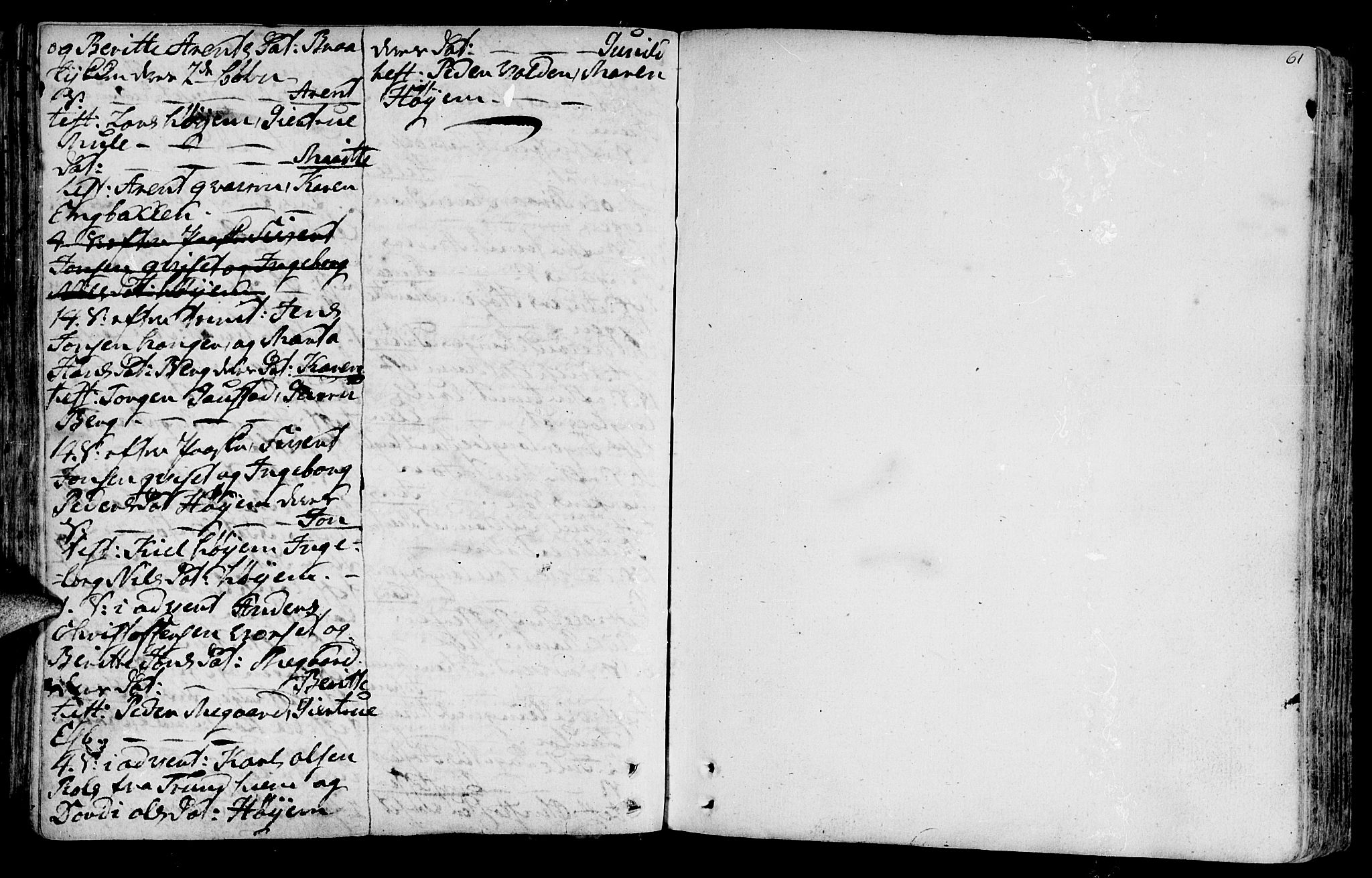 Ministerialprotokoller, klokkerbøker og fødselsregistre - Sør-Trøndelag, SAT/A-1456/612/L0370: Parish register (official) no. 612A04, 1754-1802, p. 61