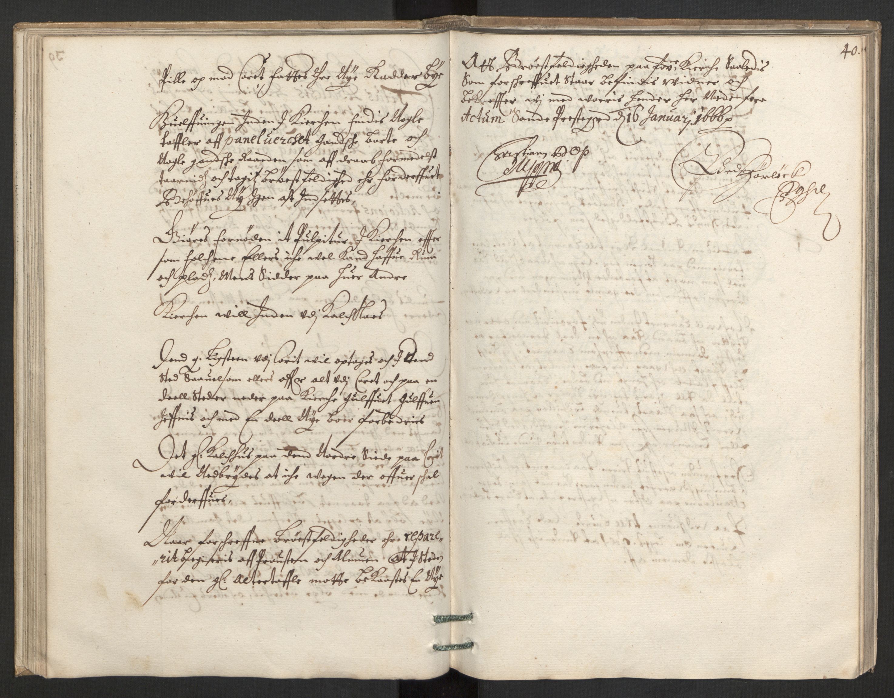 Rentekammeret inntil 1814, Reviderte regnskaper, Kirkeregnskap, AV/RA-EA-4067/Ra/L0027/0002: Kirkeregnskap / Besiktigelser over kirkene i Tønsberg len og Brunla len, 1666, p. 39b-40a