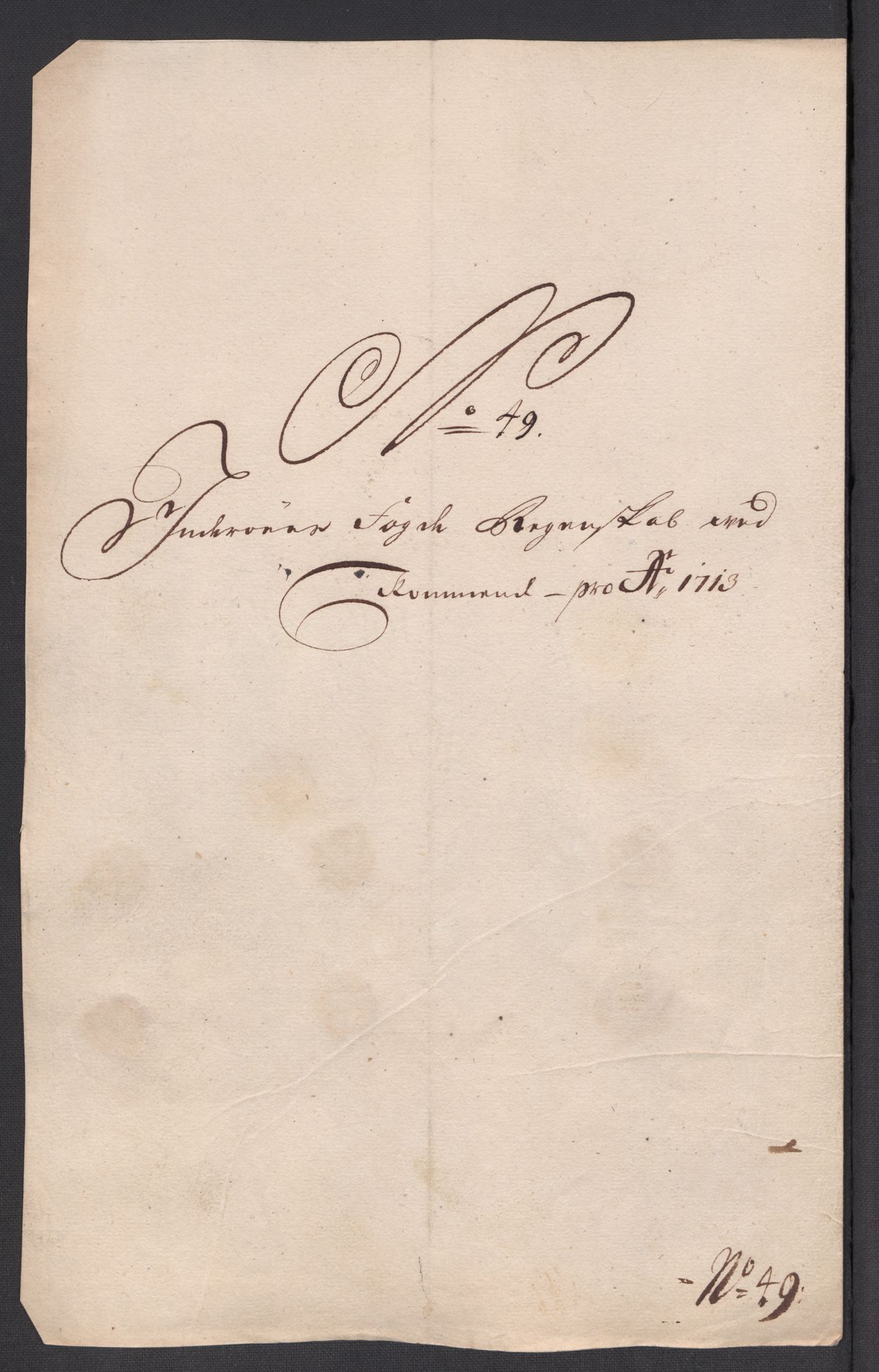 Rentekammeret inntil 1814, Reviderte regnskaper, Fogderegnskap, AV/RA-EA-4092/R63/L4321: Fogderegnskap Inderøy, 1713, p. 377