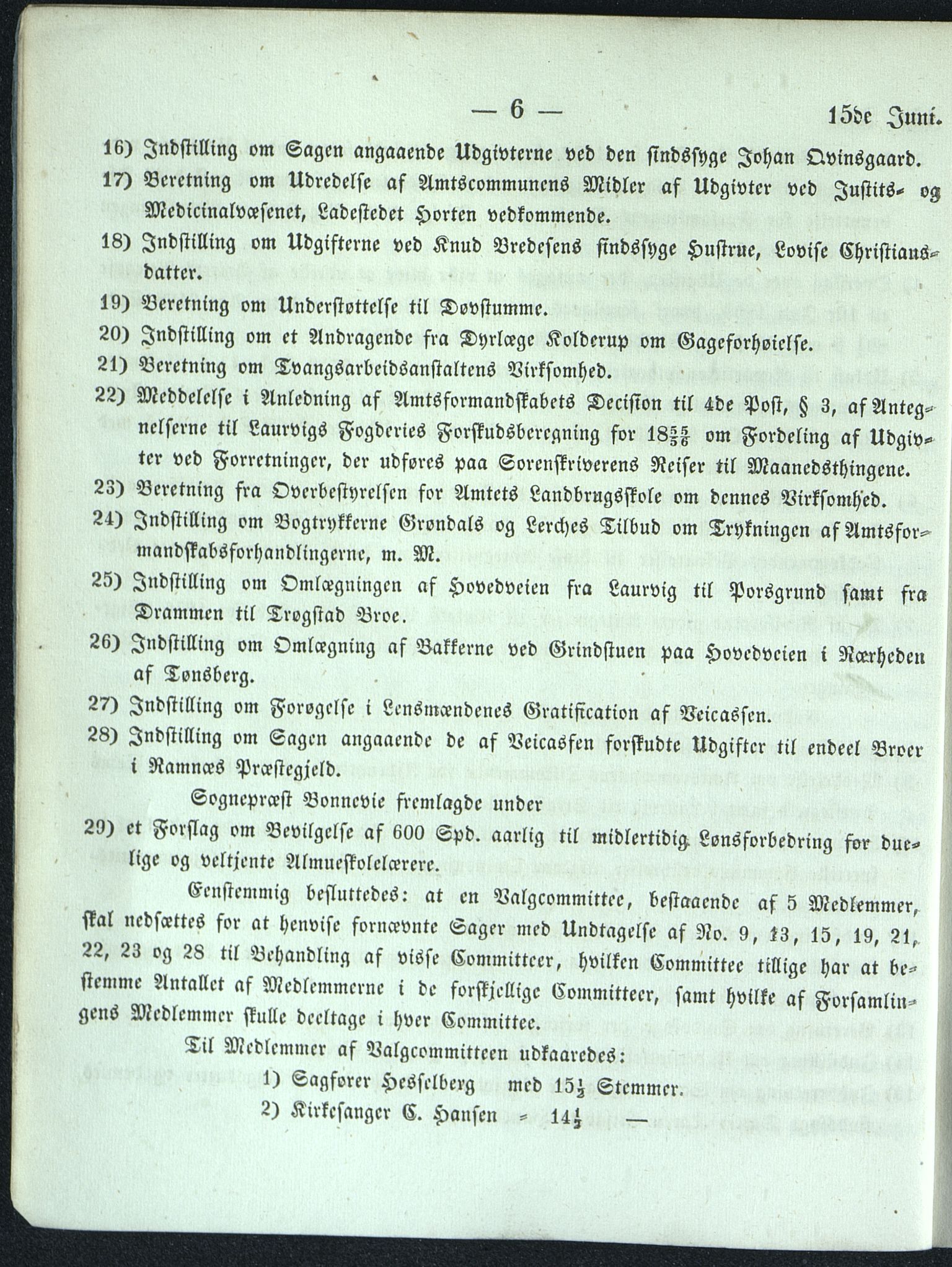 Vestfold fylkeskommune. Fylkestinget, VEMU/A-1315/A/Ab/Abb/L0004: Fylkestingsforhandlinger, 1858