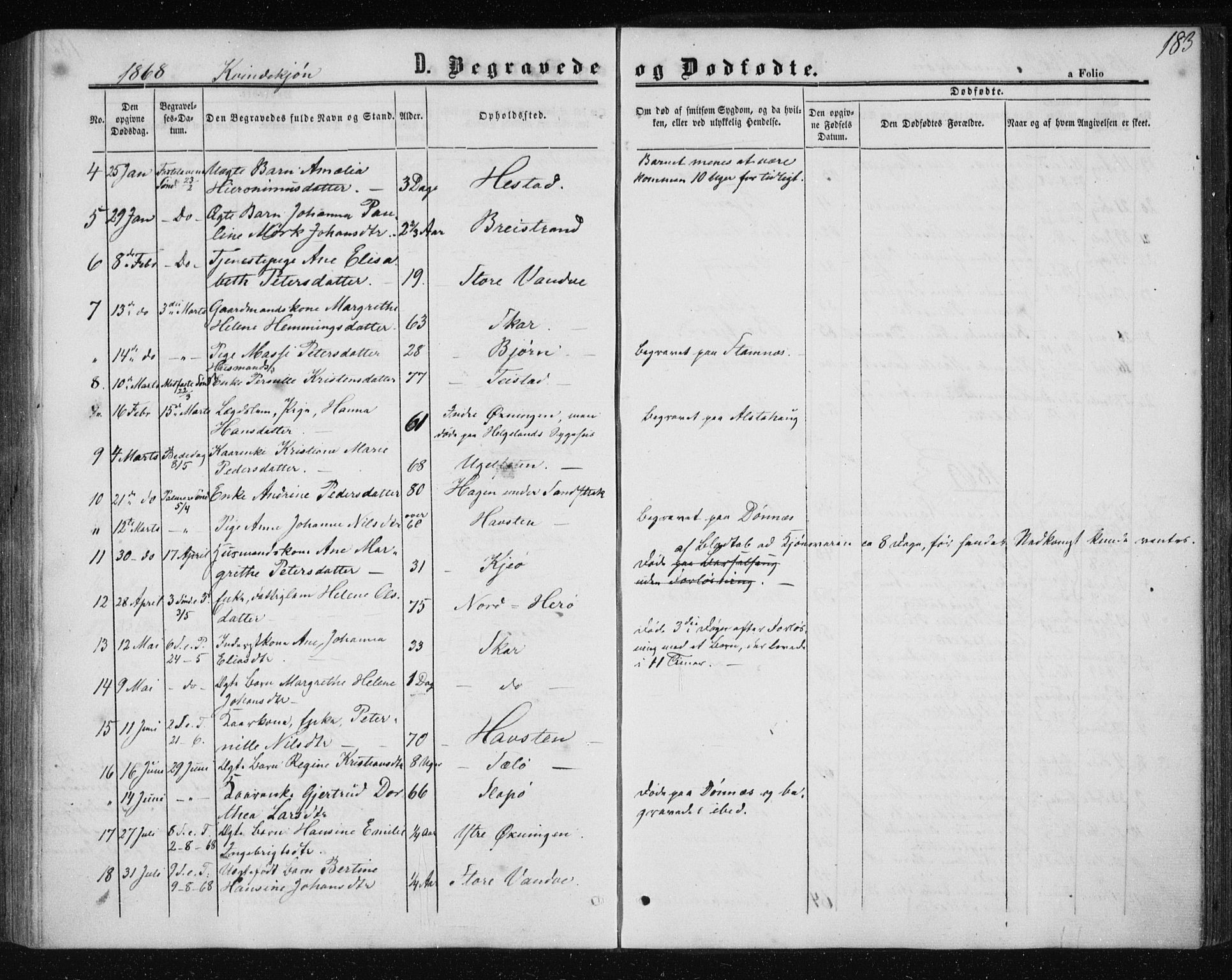 Ministerialprotokoller, klokkerbøker og fødselsregistre - Nordland, AV/SAT-A-1459/834/L0505: Parish register (official) no. 834A03, 1862-1871, p. 183