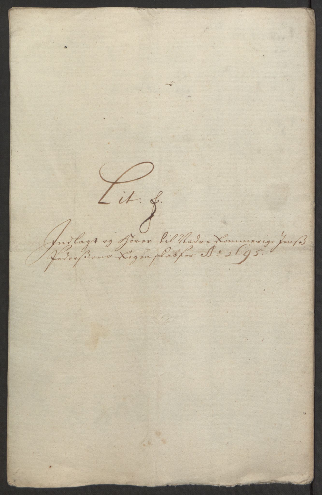 Rentekammeret inntil 1814, Reviderte regnskaper, Fogderegnskap, RA/EA-4092/R11/L0579: Fogderegnskap Nedre Romerike, 1694-1695, p. 403