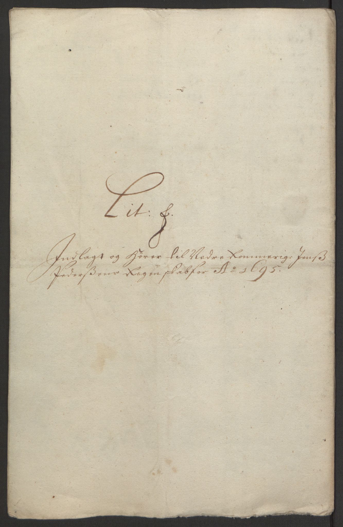 Rentekammeret inntil 1814, Reviderte regnskaper, Fogderegnskap, AV/RA-EA-4092/R11/L0579: Fogderegnskap Nedre Romerike, 1694-1695, p. 403