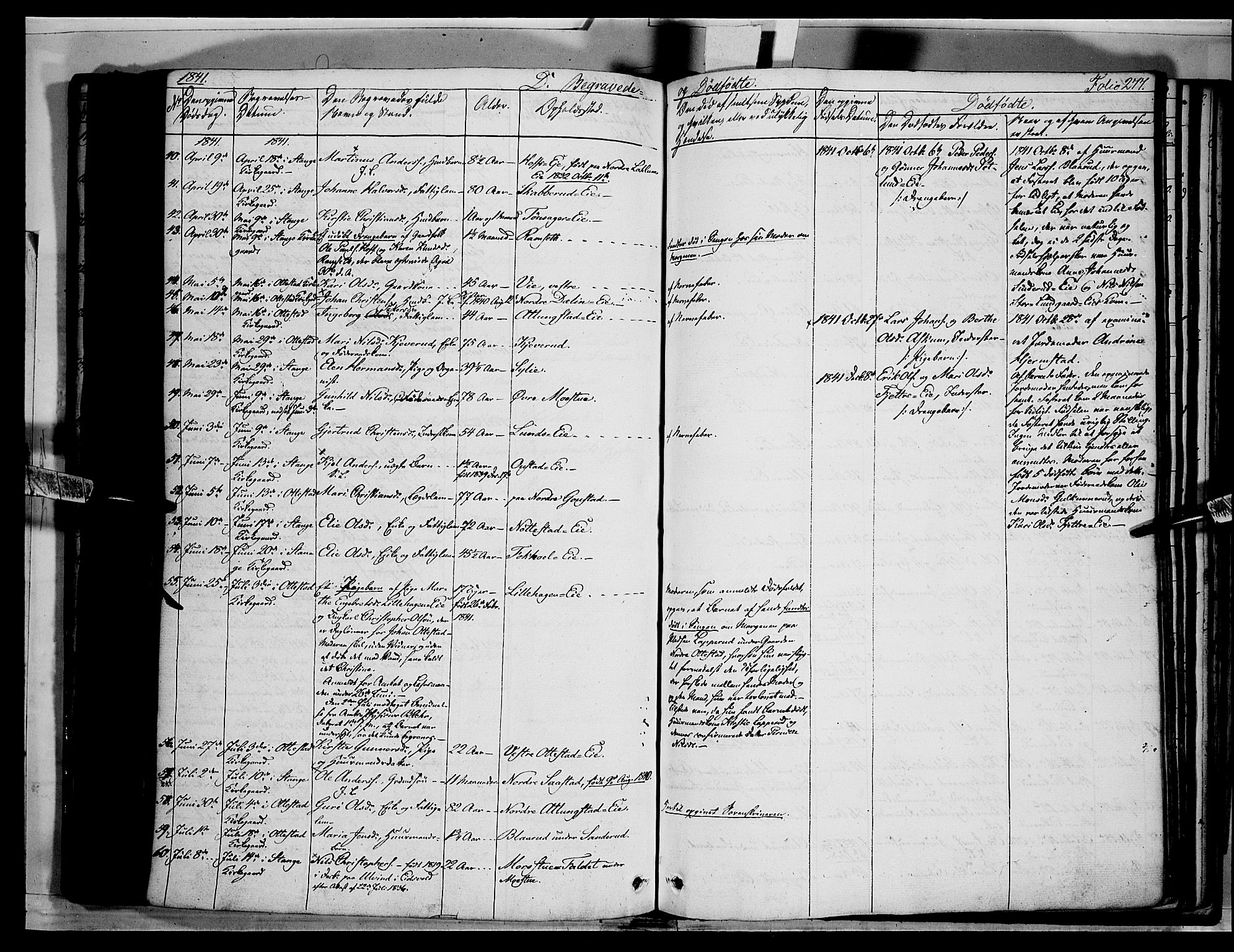 Stange prestekontor, AV/SAH-PREST-002/K/L0010: Parish register (official) no. 10, 1835-1845, p. 277