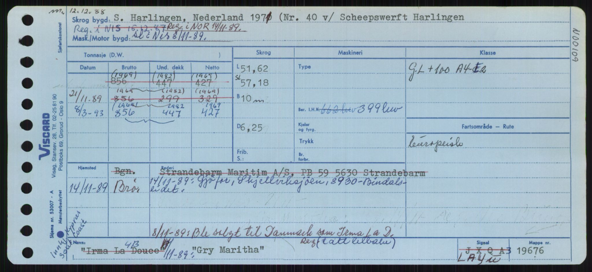 Sjøfartsdirektoratet med forløpere, Skipsmålingen, AV/RA-S-1627/H/Ha/L0002/0002: Fartøy, Eik-Hill / Fartøy, G-Hill, p. 285