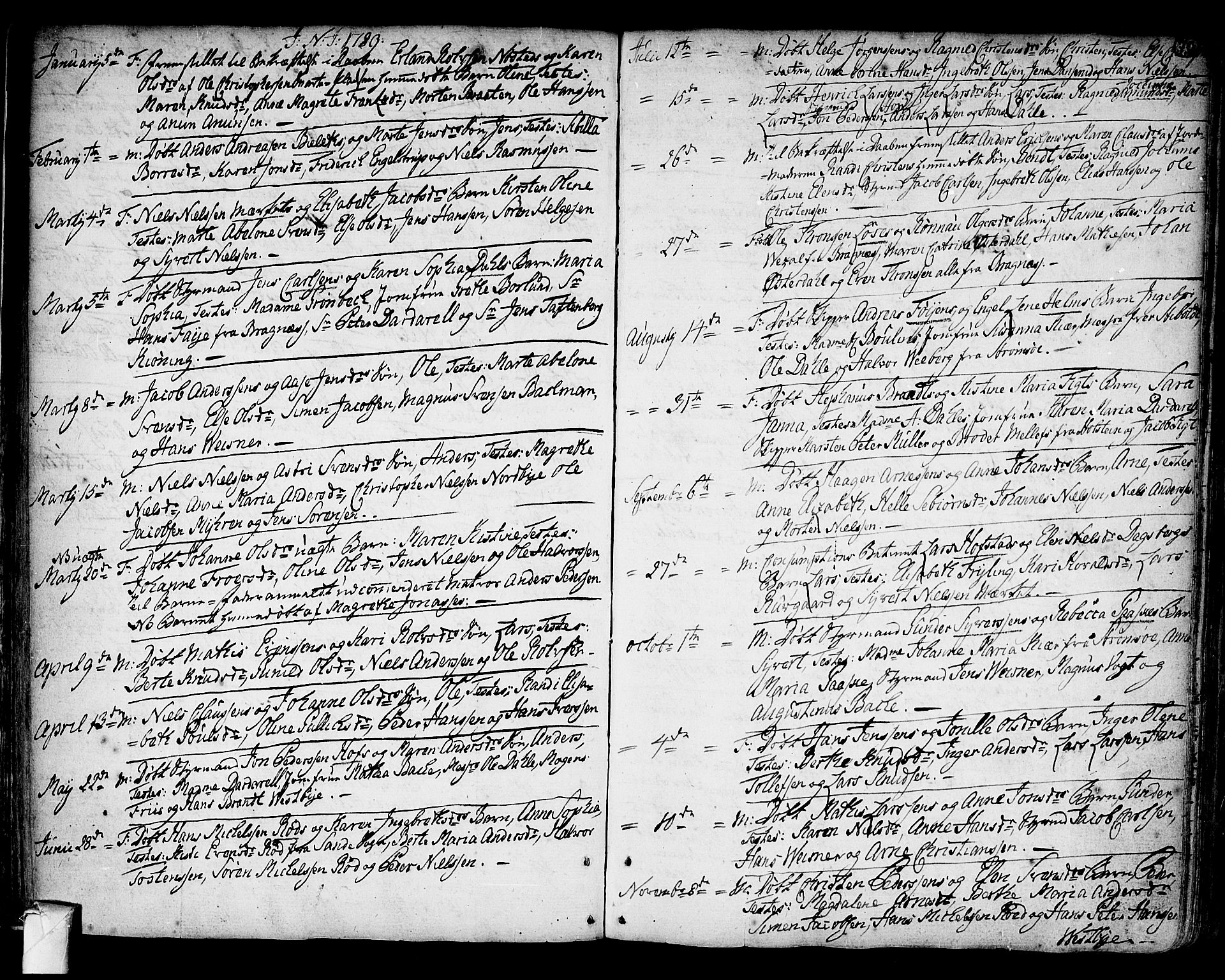 Strømsø kirkebøker, SAKO/A-246/F/Fb/L0002: Parish register (official) no. II 2, 1739-1814, p. 70