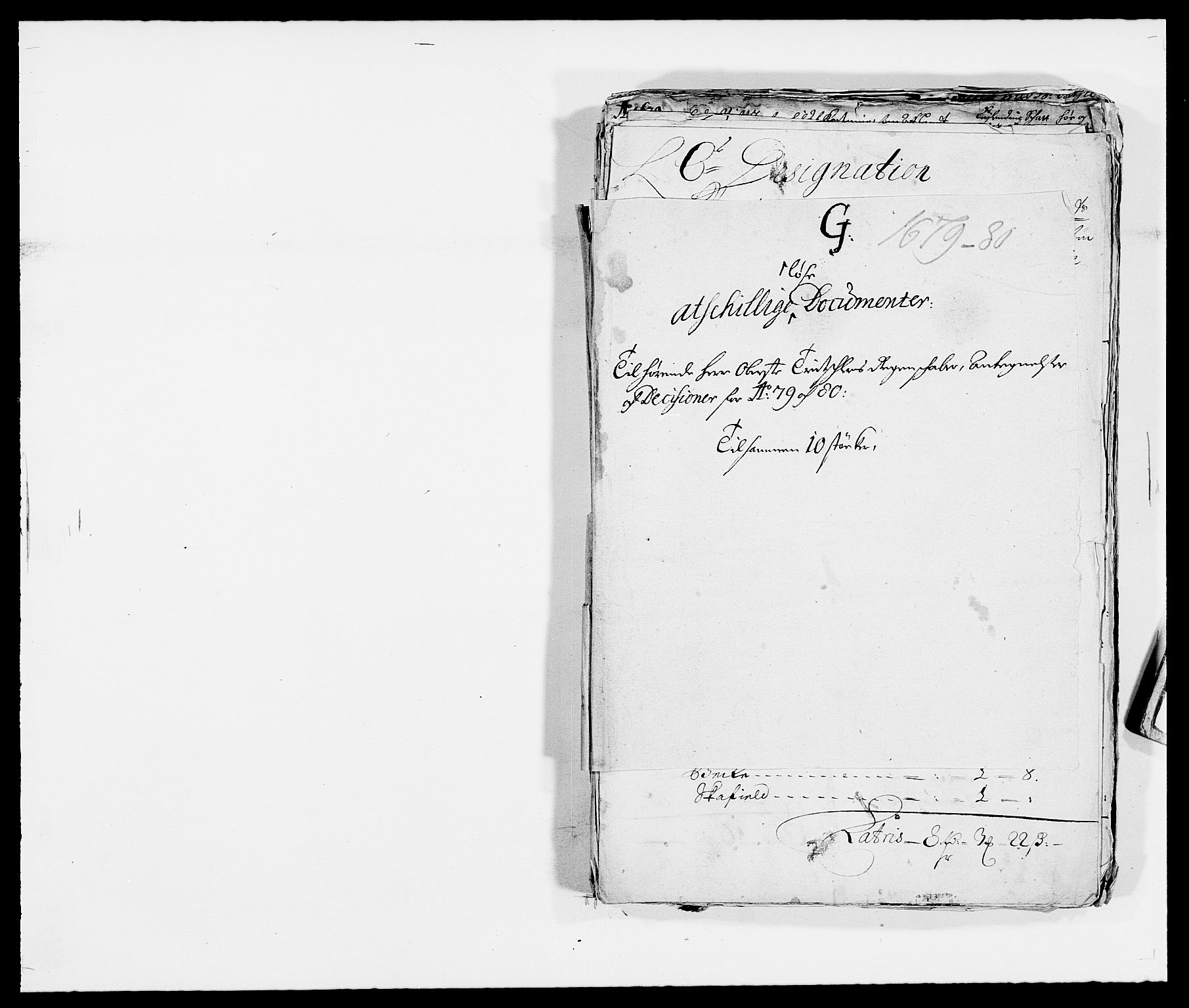 Rentekammeret inntil 1814, Reviderte regnskaper, Fogderegnskap, RA/EA-4092/R32/L1849: Fogderegnskap Jarlsberg grevskap, 1679-1680, p. 186