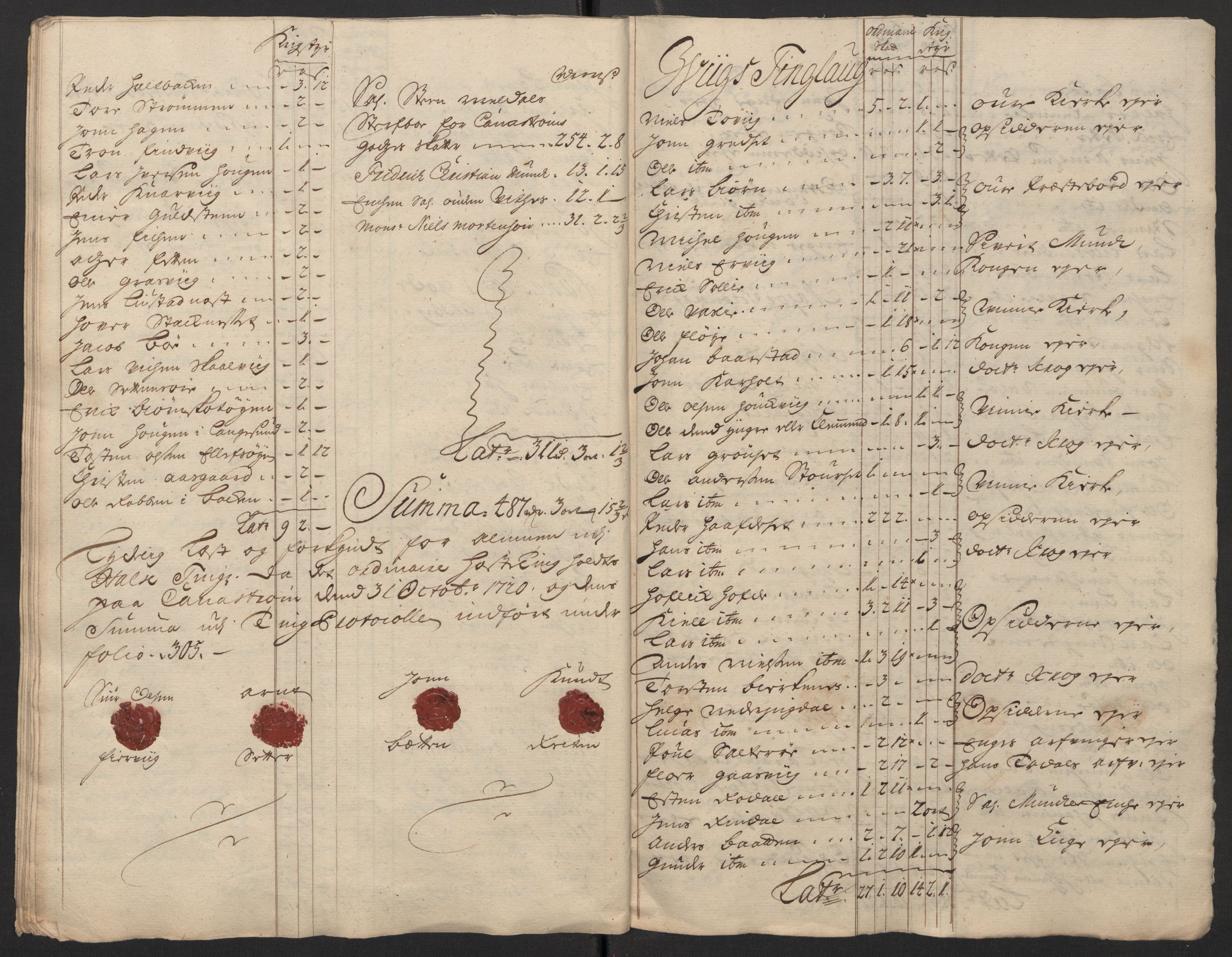 Rentekammeret inntil 1814, Reviderte regnskaper, Fogderegnskap, RA/EA-4092/R56/L3753: Fogderegnskap Nordmøre, 1720, p. 538
