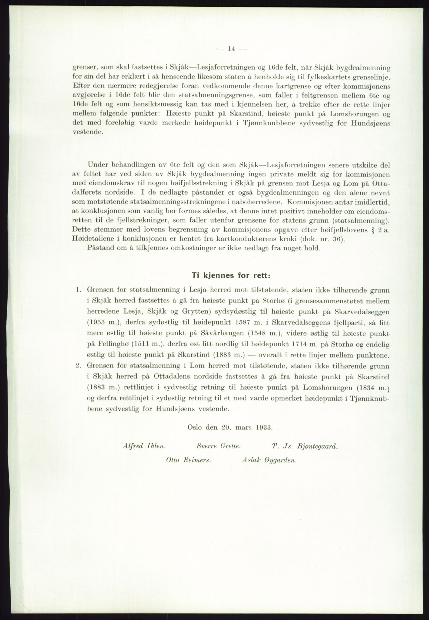 Høyfjellskommisjonen, AV/RA-S-1546/X/Xa/L0001: Nr. 1-33, 1909-1953, p. 2980