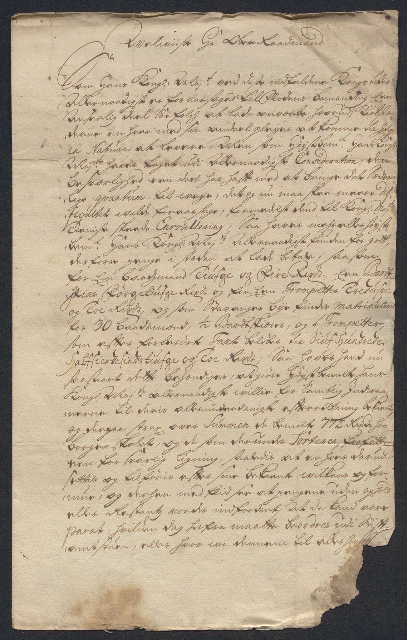 Rentekammeret inntil 1814, Reviderte regnskaper, Byregnskaper, AV/RA-EA-4066/R/Ro/L0302: [O4] Kontribusjonsregnskap, 1687-1711, p. 291