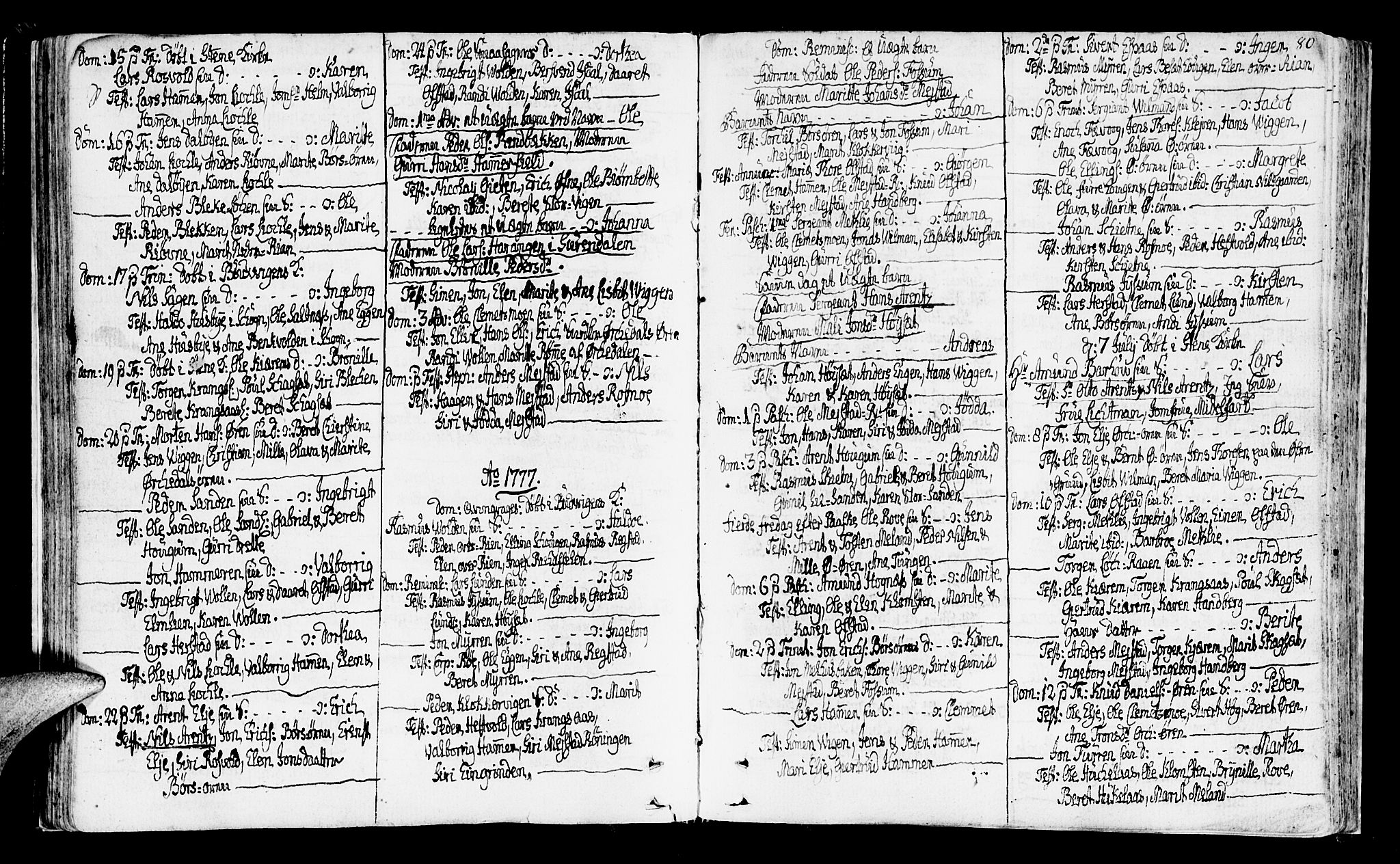 Ministerialprotokoller, klokkerbøker og fødselsregistre - Sør-Trøndelag, SAT/A-1456/665/L0768: Parish register (official) no. 665A03, 1754-1803, p. 80