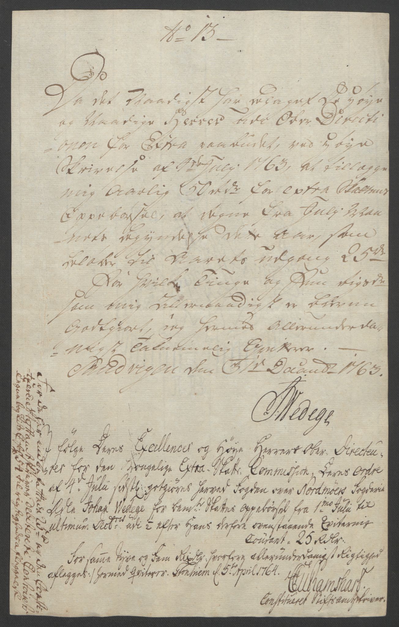 Rentekammeret inntil 1814, Reviderte regnskaper, Fogderegnskap, AV/RA-EA-4092/R56/L3841: Ekstraskatten Nordmøre, 1762-1763, p. 348