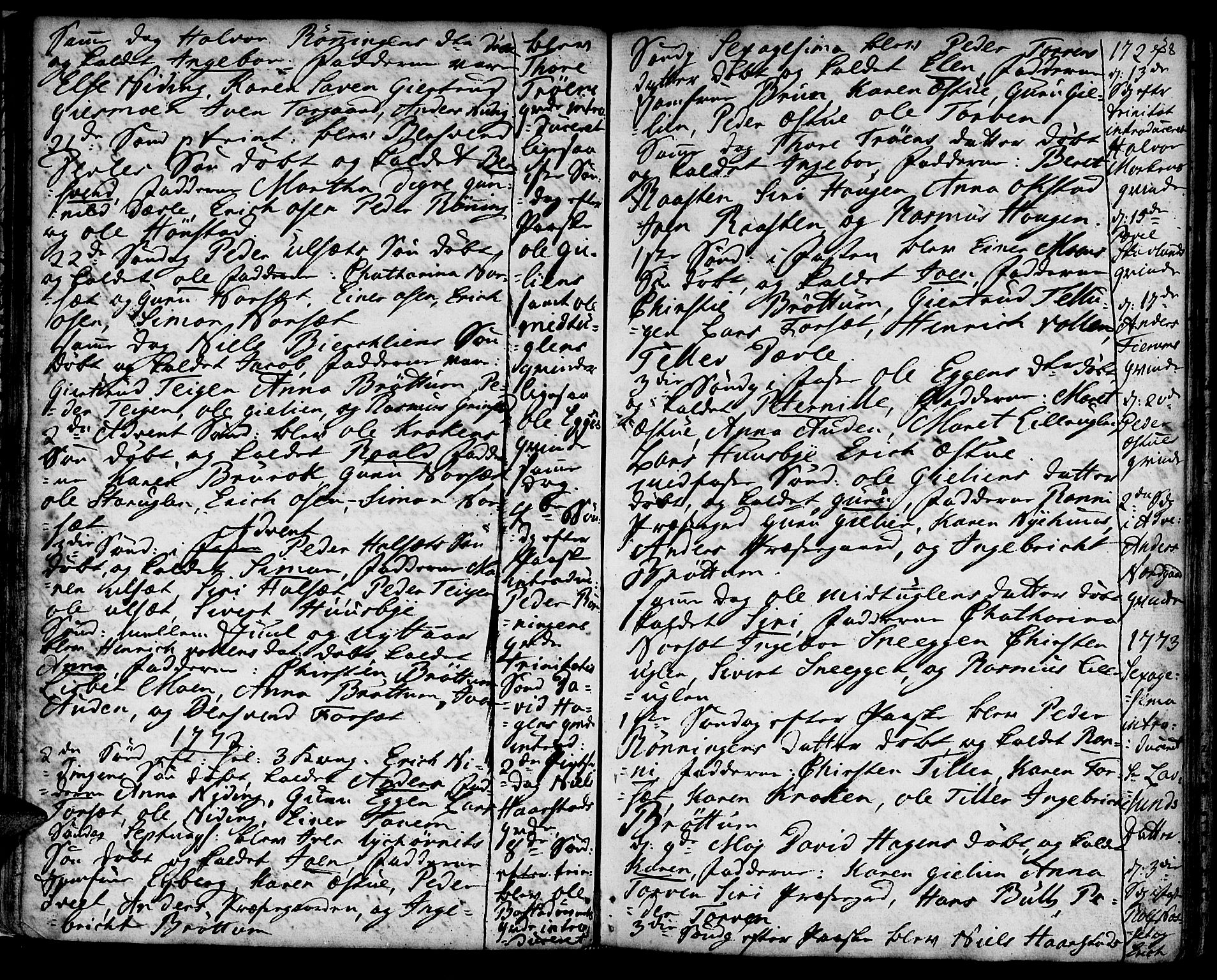 Ministerialprotokoller, klokkerbøker og fødselsregistre - Sør-Trøndelag, SAT/A-1456/618/L0437: Parish register (official) no. 618A02, 1749-1782, p. 38