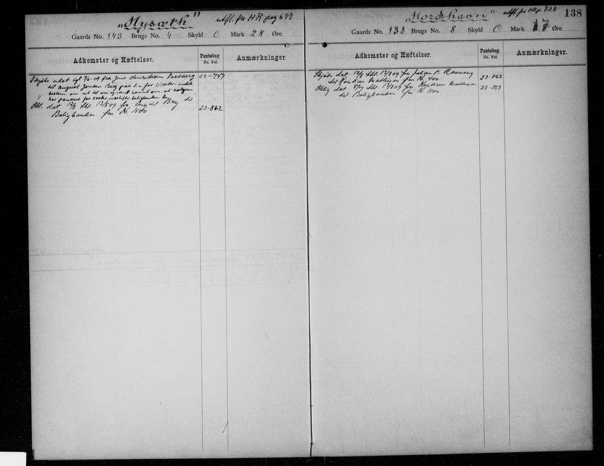 Idd og Marker sorenskriveri, AV/SAO-A-10283/G/Ga/Gac/L0003: Mortgage register no. II 3, 1894-1925, p. 138