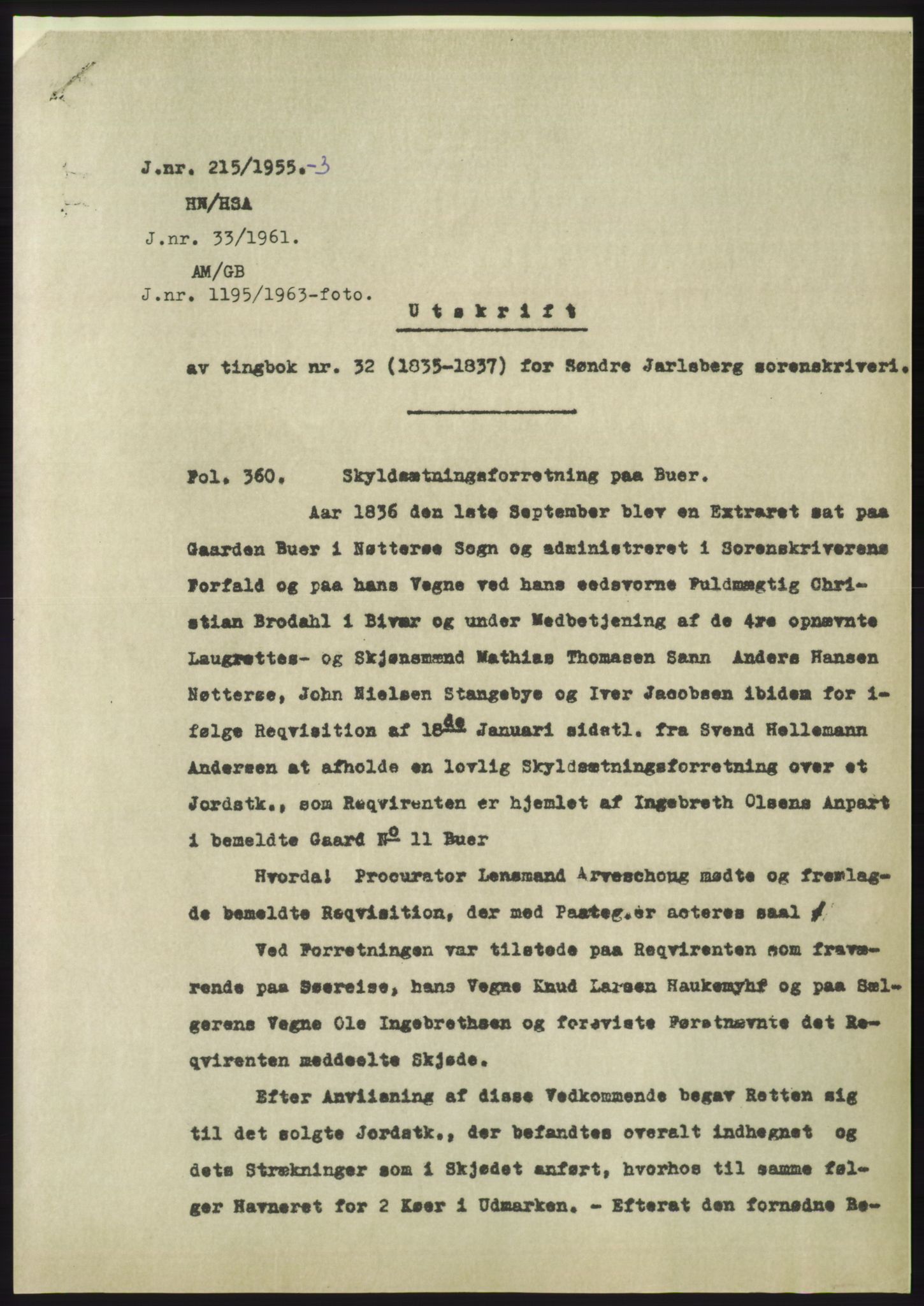Statsarkivet i Kongsberg, SAKO/A-0001, 1955, p. 46