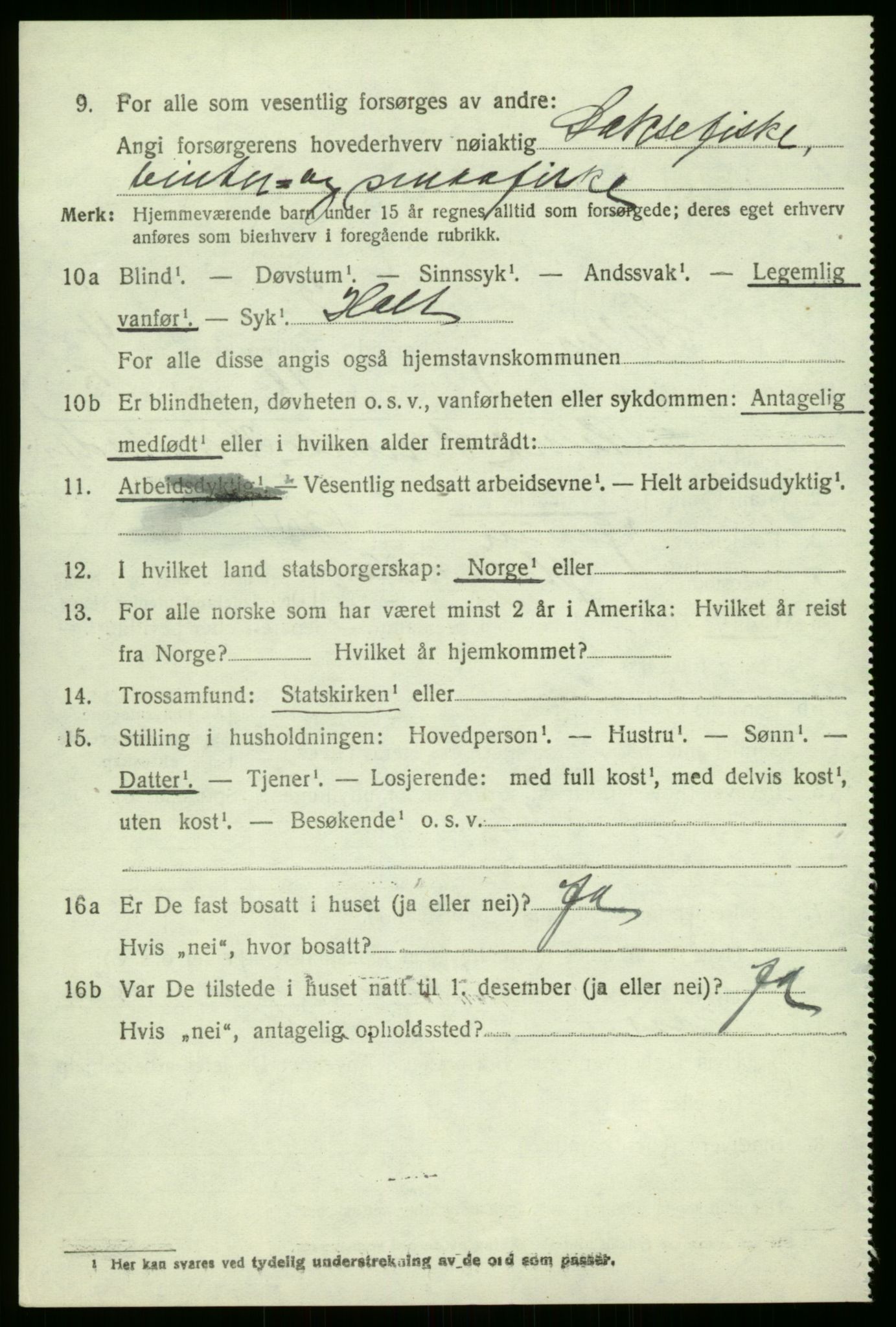 SAB, 1920 census for Solund, 1920, p. 1755