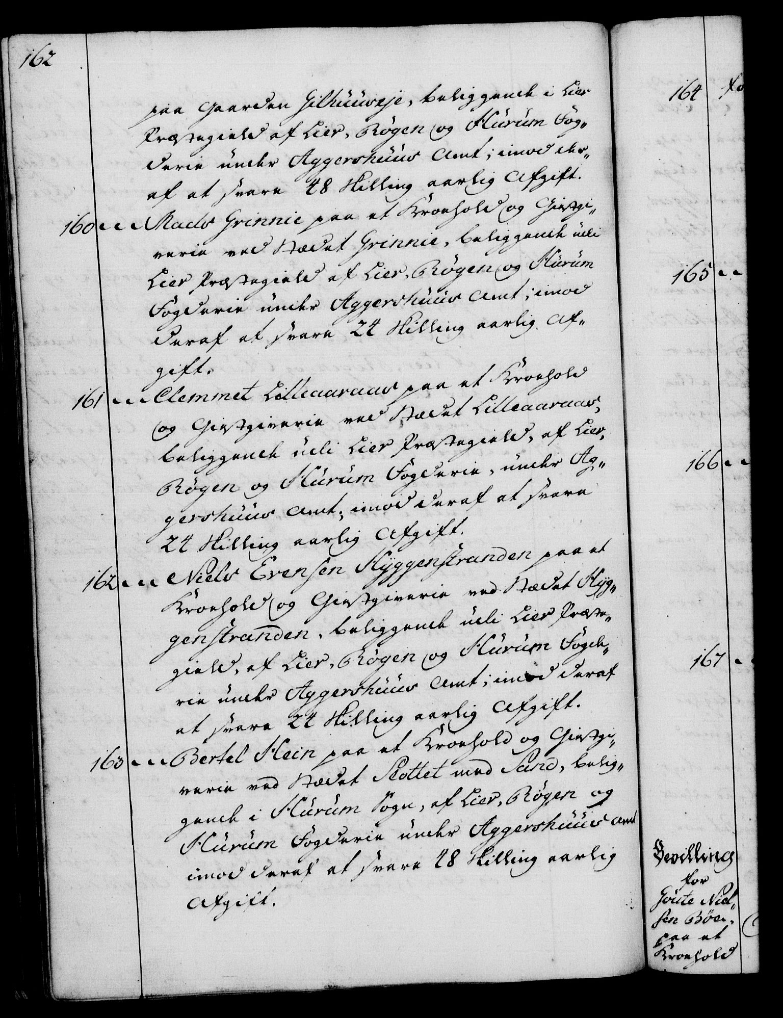 Rentekammeret, Kammerkanselliet, RA/EA-3111/G/Gg/Gga/L0007: Norsk ekspedisjonsprotokoll med register (merket RK 53.7), 1759-1768, p. 162