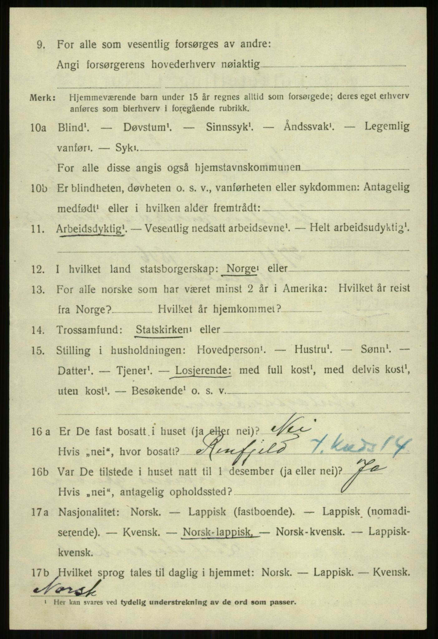 SATØ, 1920 census for Målselv, 1920, p. 3146