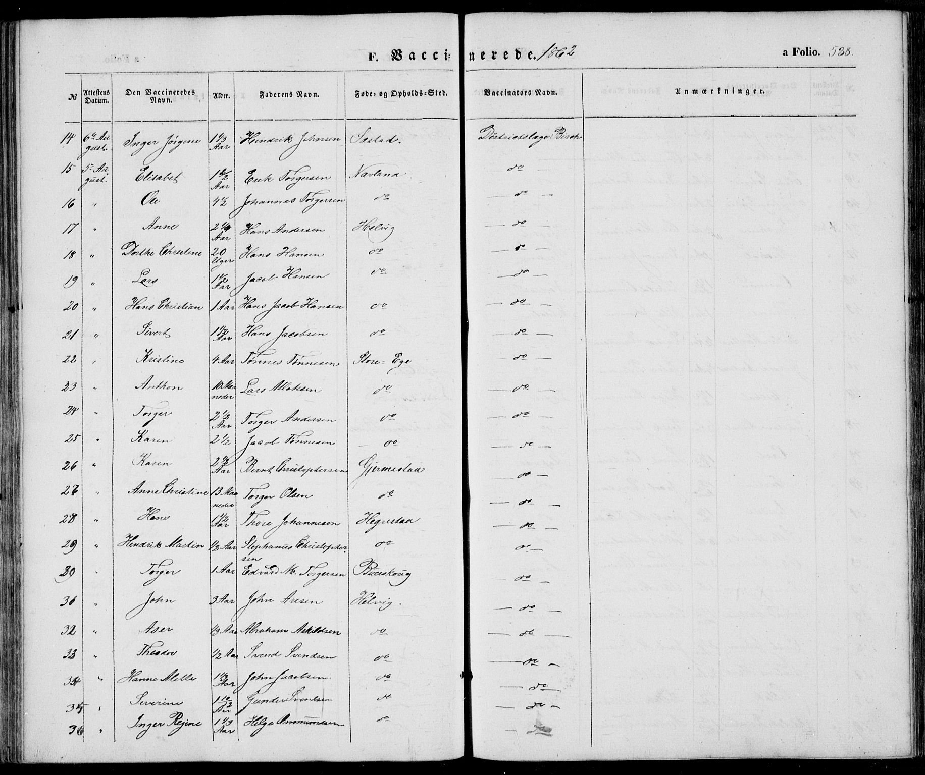 Eigersund sokneprestkontor, SAST/A-101807/S08/L0013: Parish register (official) no. A 12.2, 1850-1865, p. 588