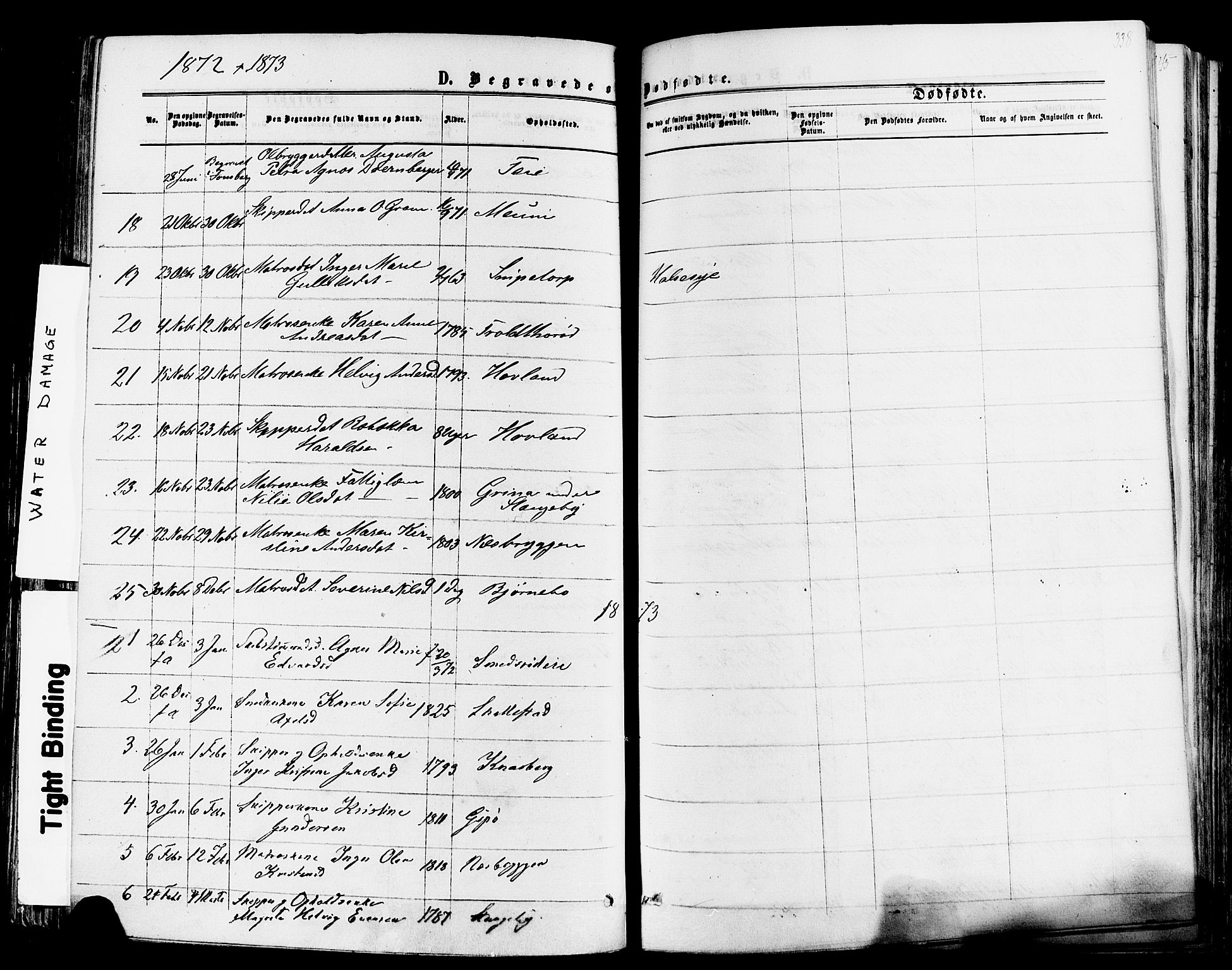 Nøtterøy kirkebøker, SAKO/A-354/F/Fa/L0007: Parish register (official) no. I 7, 1865-1877, p. 338