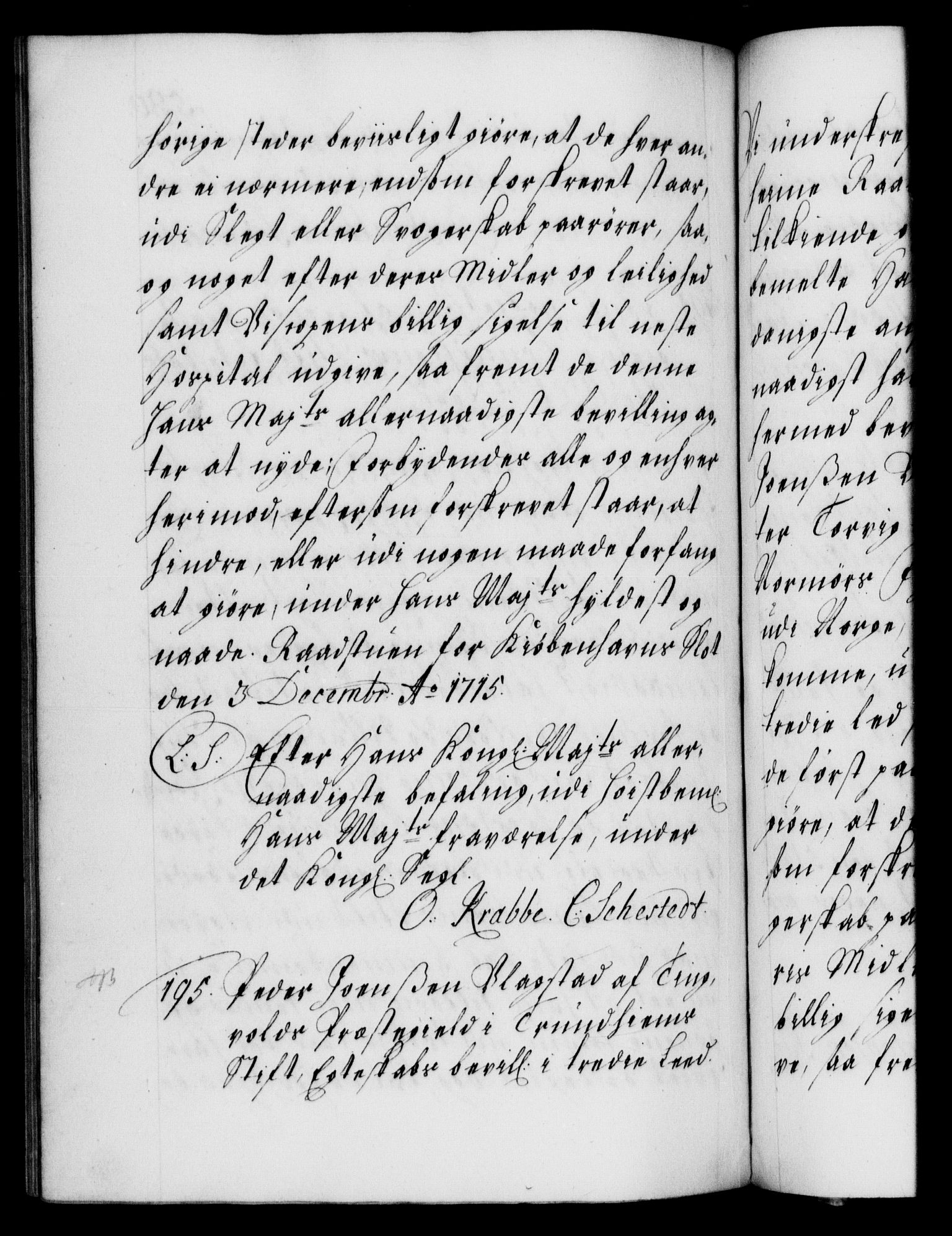 Danske Kanselli 1572-1799, AV/RA-EA-3023/F/Fc/Fca/Fcaa/L0021: Norske registre, 1712-1715, p. 580b