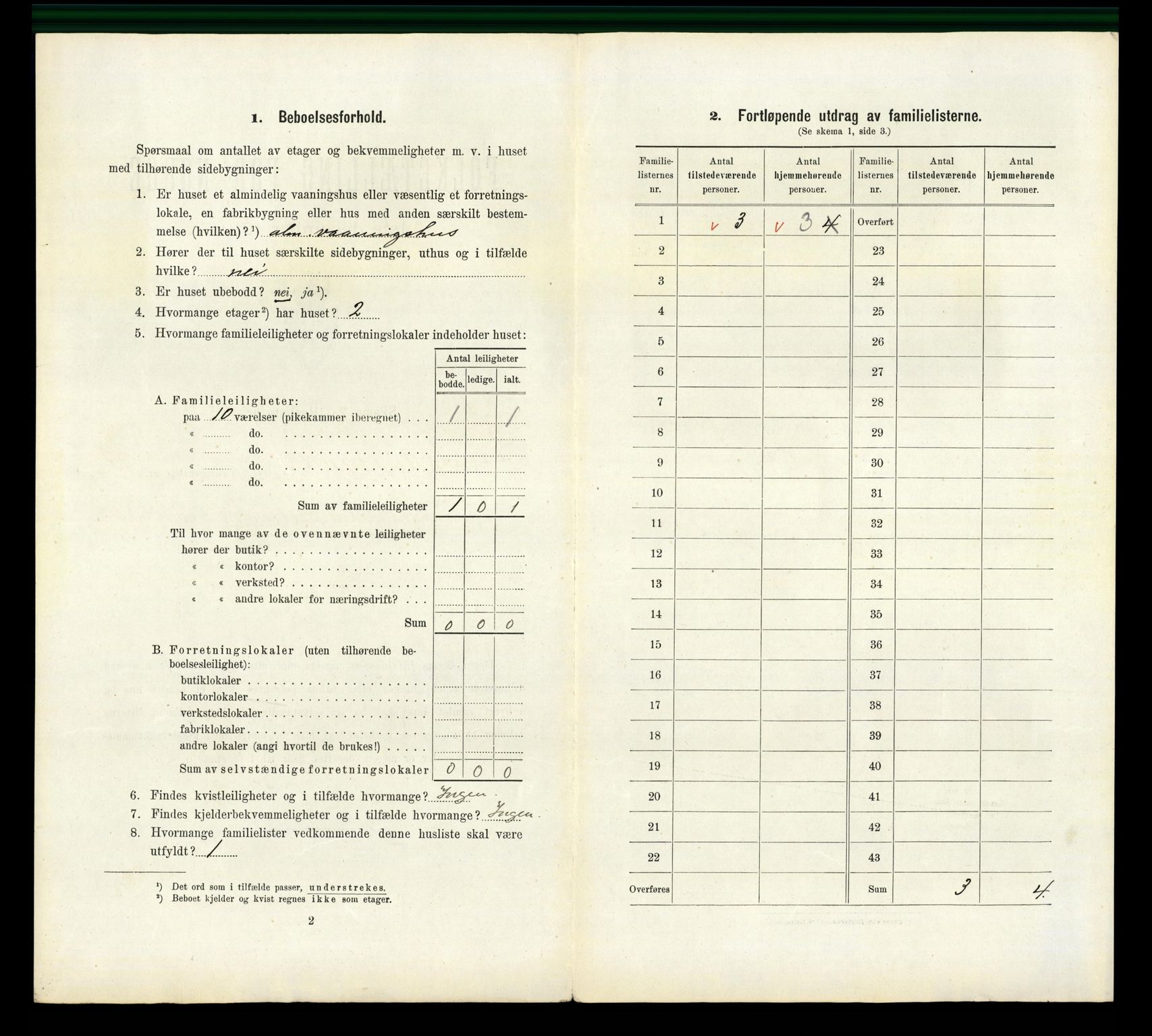 RA, 1910 census for Kristiansand, 1910, p. 9657