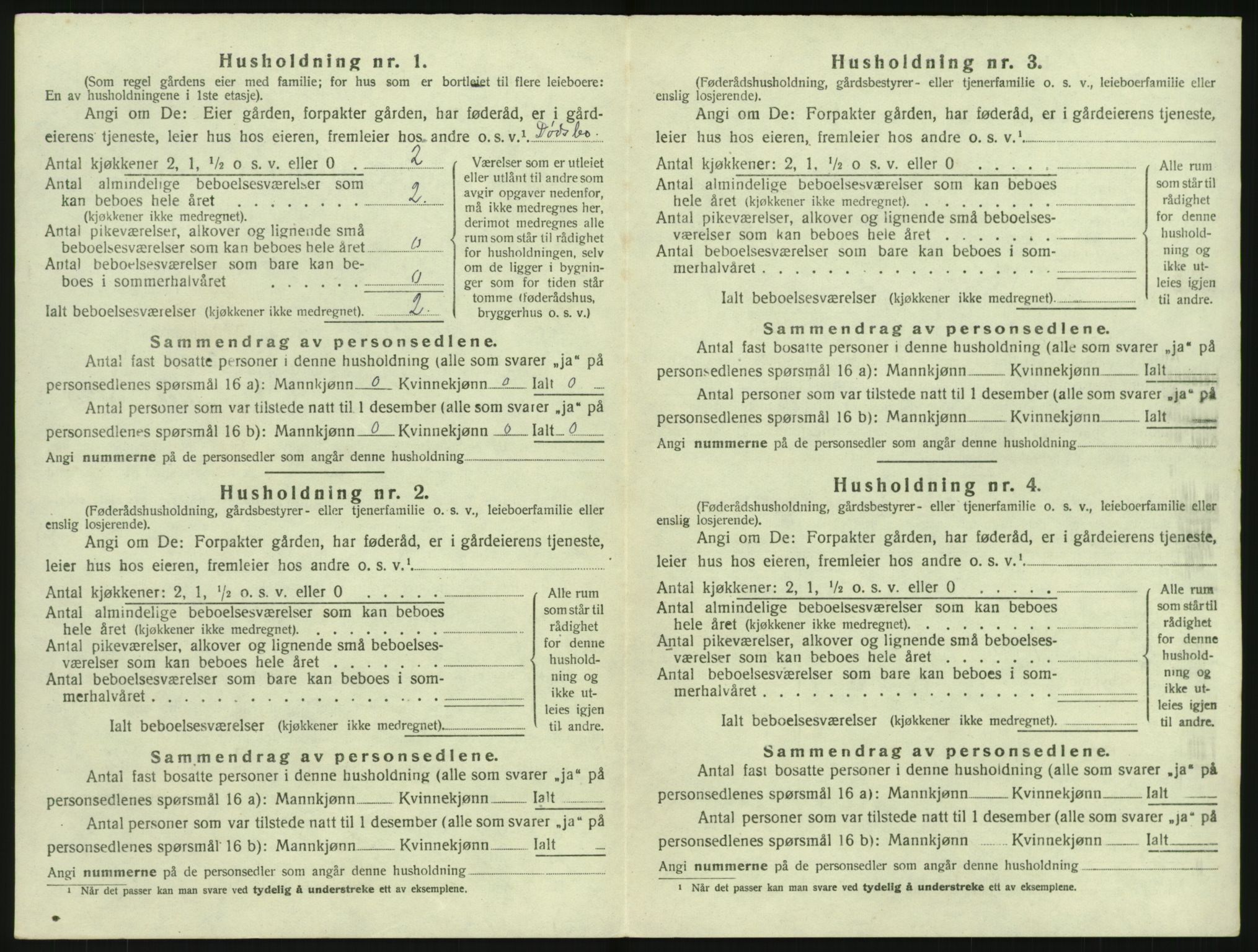 SAKO, 1920 census for Lardal, 1920, p. 320