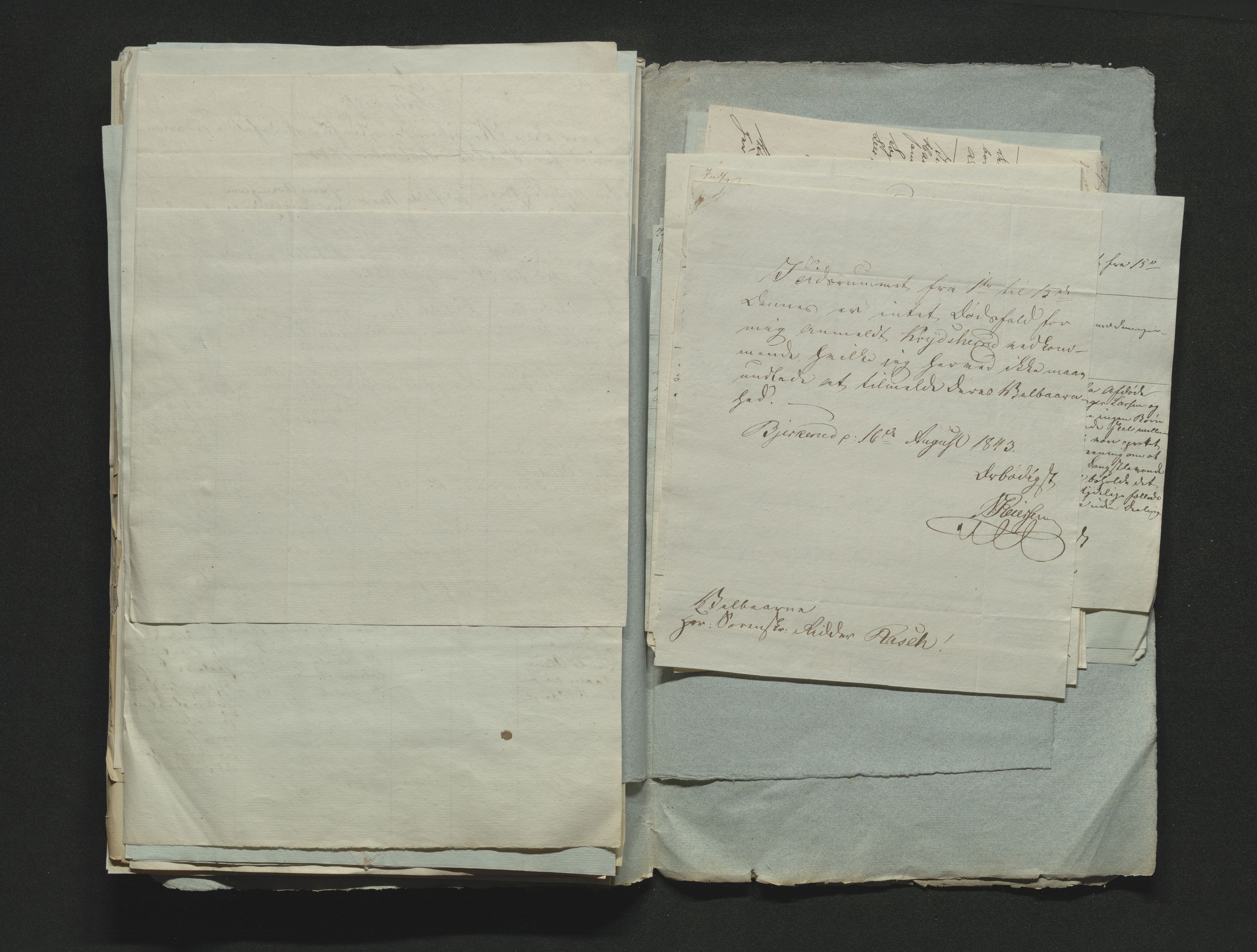 Eiker, Modum og Sigdal sorenskriveri, AV/SAKO-A-123/H/Ha/Hab/L0006: Dødsfallsmeldinger, 1841-1845