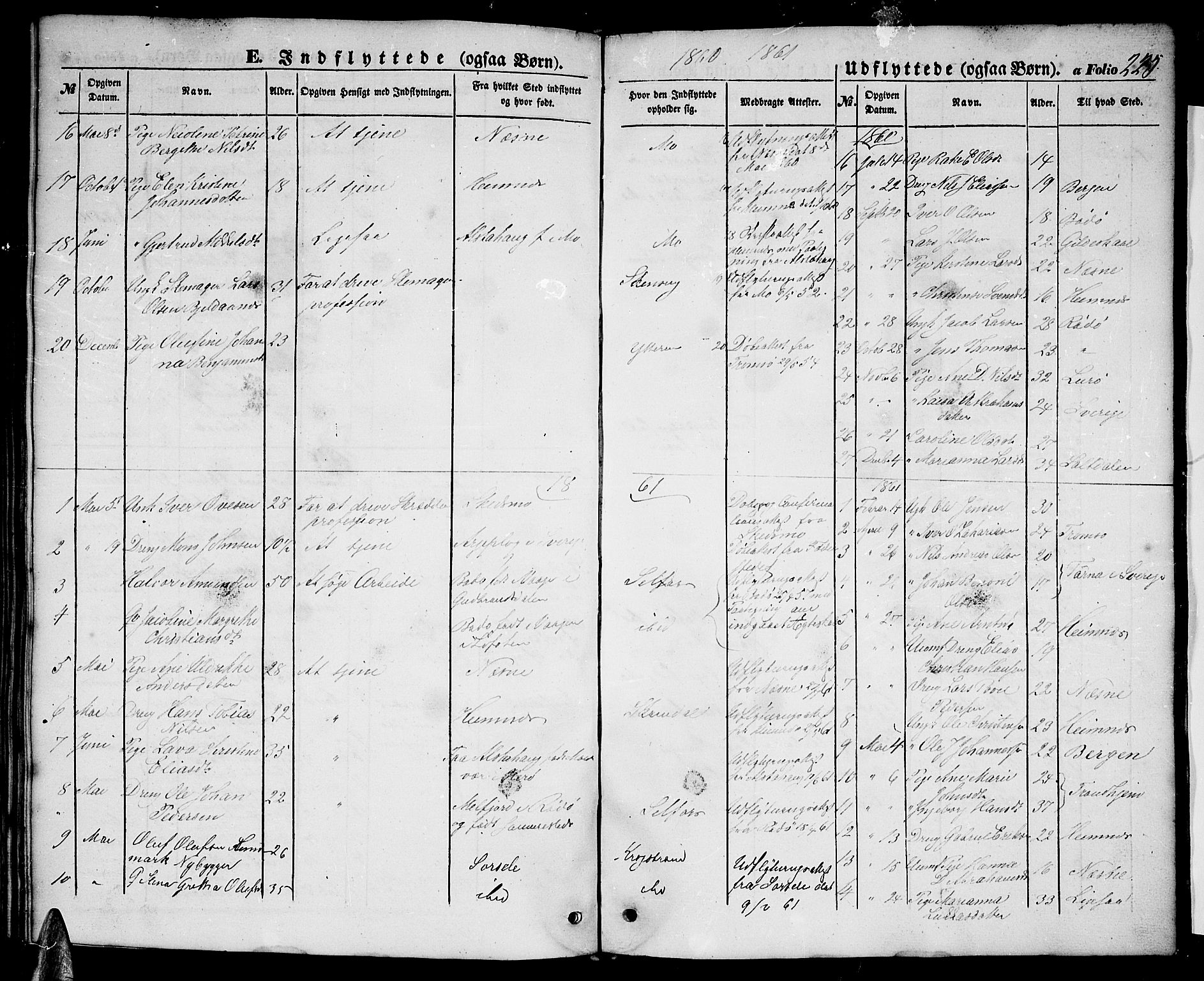 Ministerialprotokoller, klokkerbøker og fødselsregistre - Nordland, AV/SAT-A-1459/827/L0414: Parish register (copy) no. 827C03, 1853-1865, p. 225