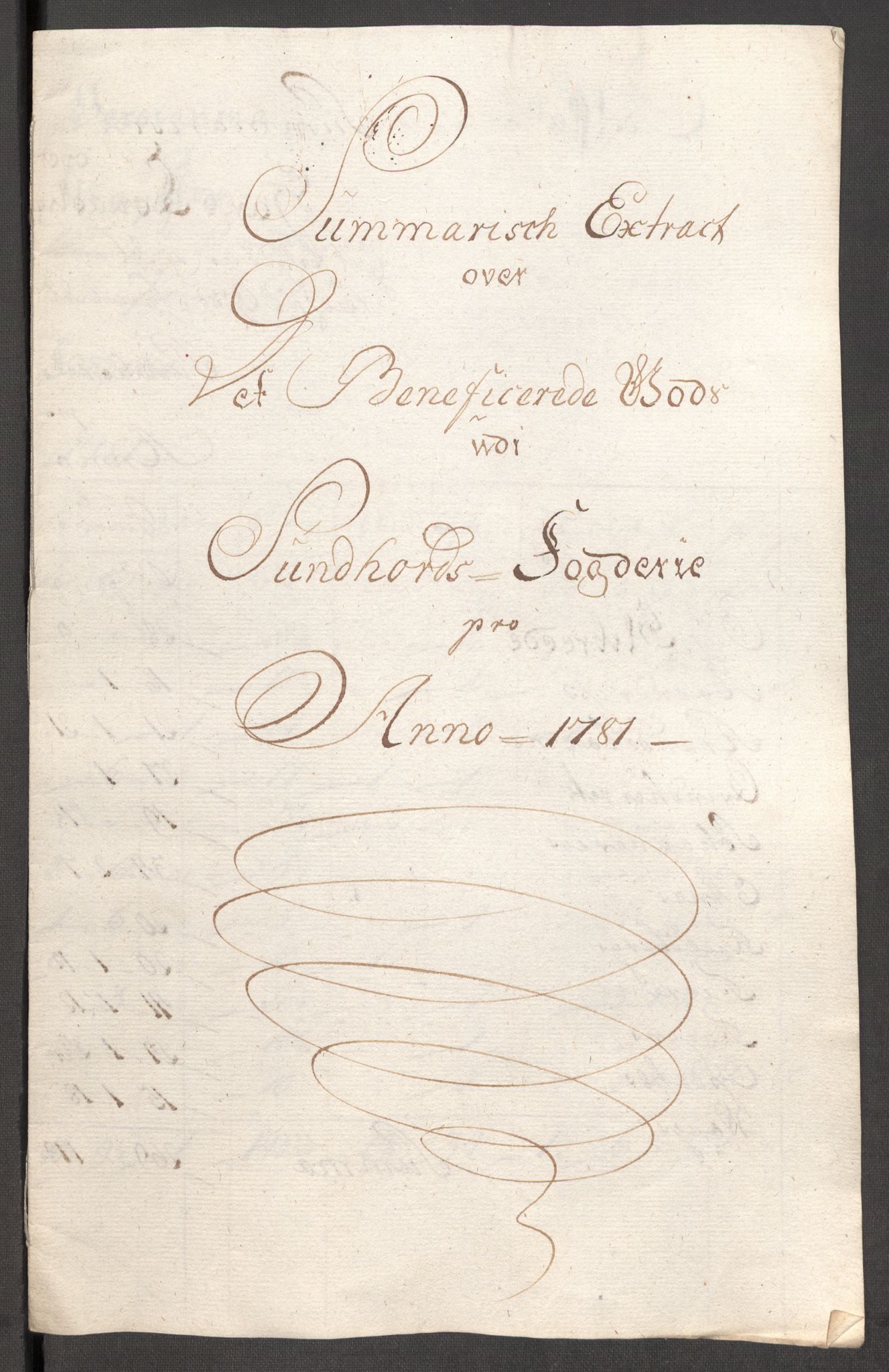 Rentekammeret inntil 1814, Reviderte regnskaper, Fogderegnskap, RA/EA-4092/R48/L3097: Fogderegnskap Sunnhordland og Hardanger, 1781, p. 348