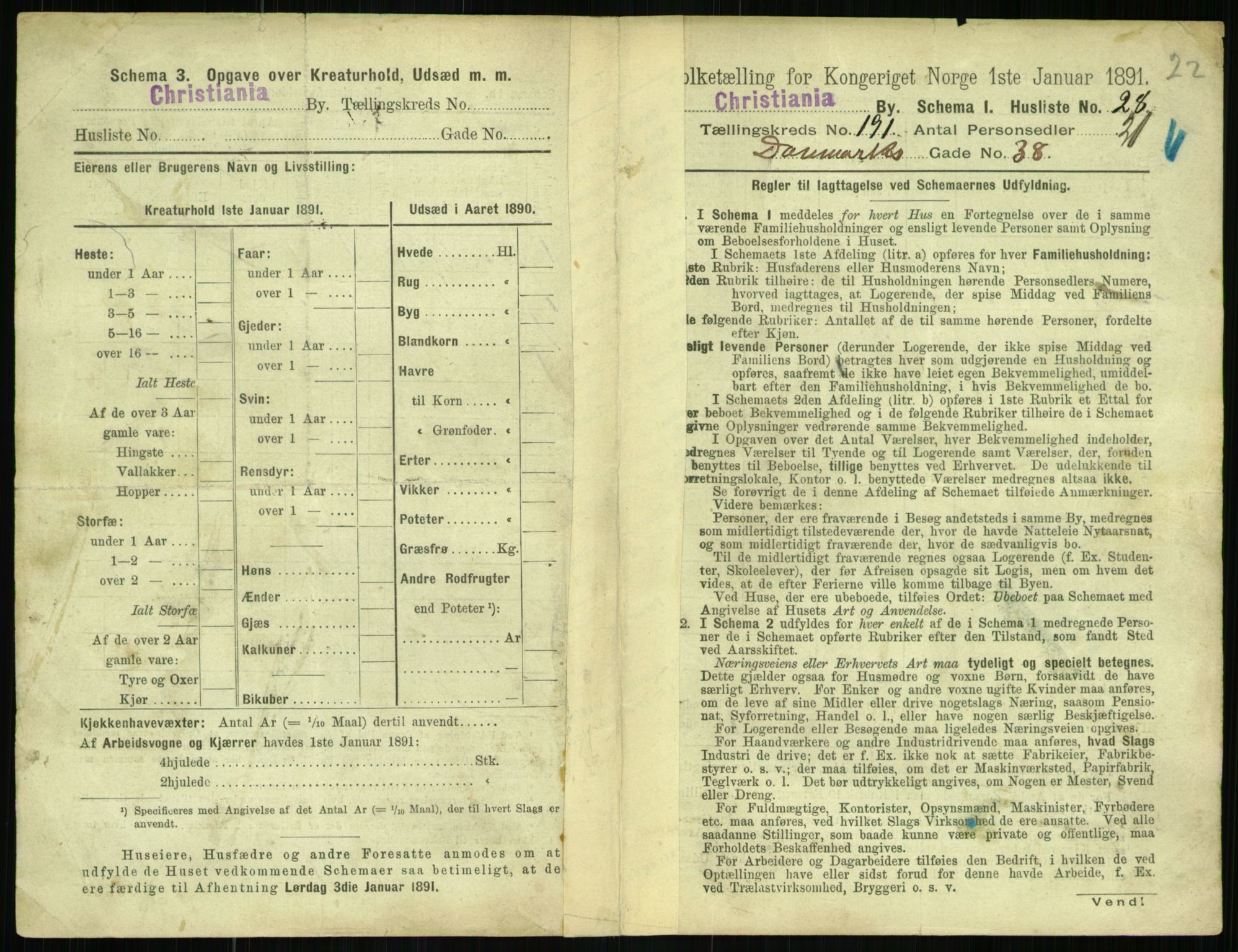 RA, 1891 census for 0301 Kristiania, 1891, p. 114638