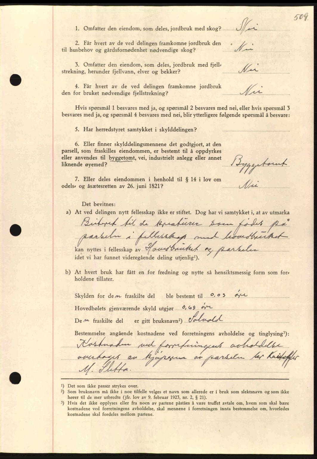 Nordmøre sorenskriveri, AV/SAT-A-4132/1/2/2Ca: Mortgage book no. A97, 1944-1944, Diary no: : 720/1944