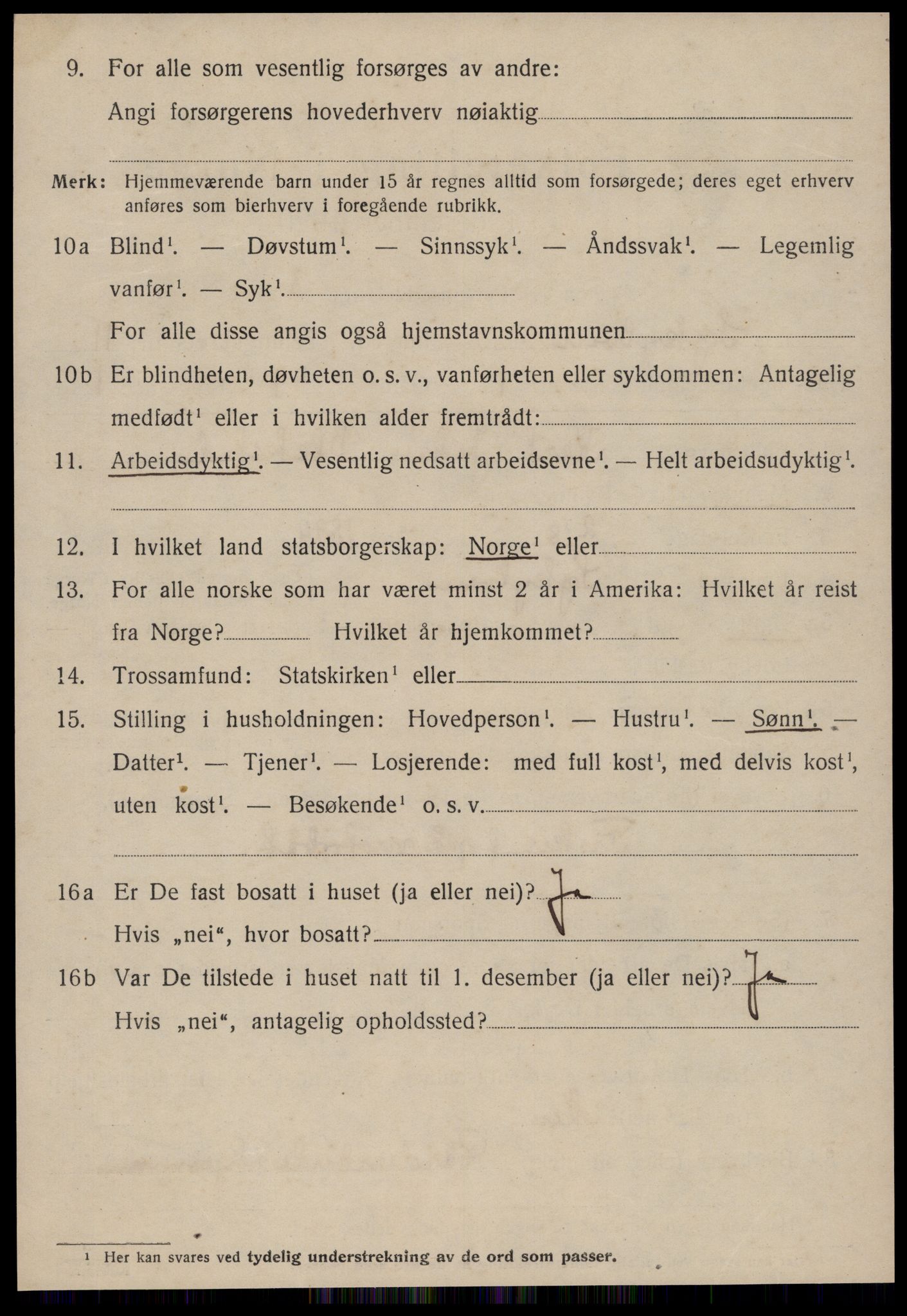 SAT, 1920 census for Sykkylven, 1920, p. 5416