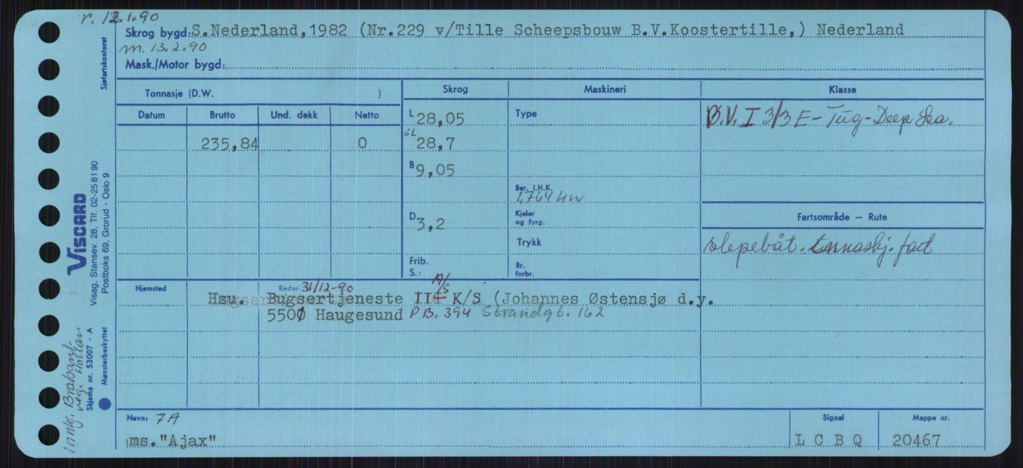 Sjøfartsdirektoratet med forløpere, Skipsmålingen, AV/RA-S-1627/H/Ha/L0001/0001: Fartøy, A-Eig / Fartøy A-Bjøn, p. 47