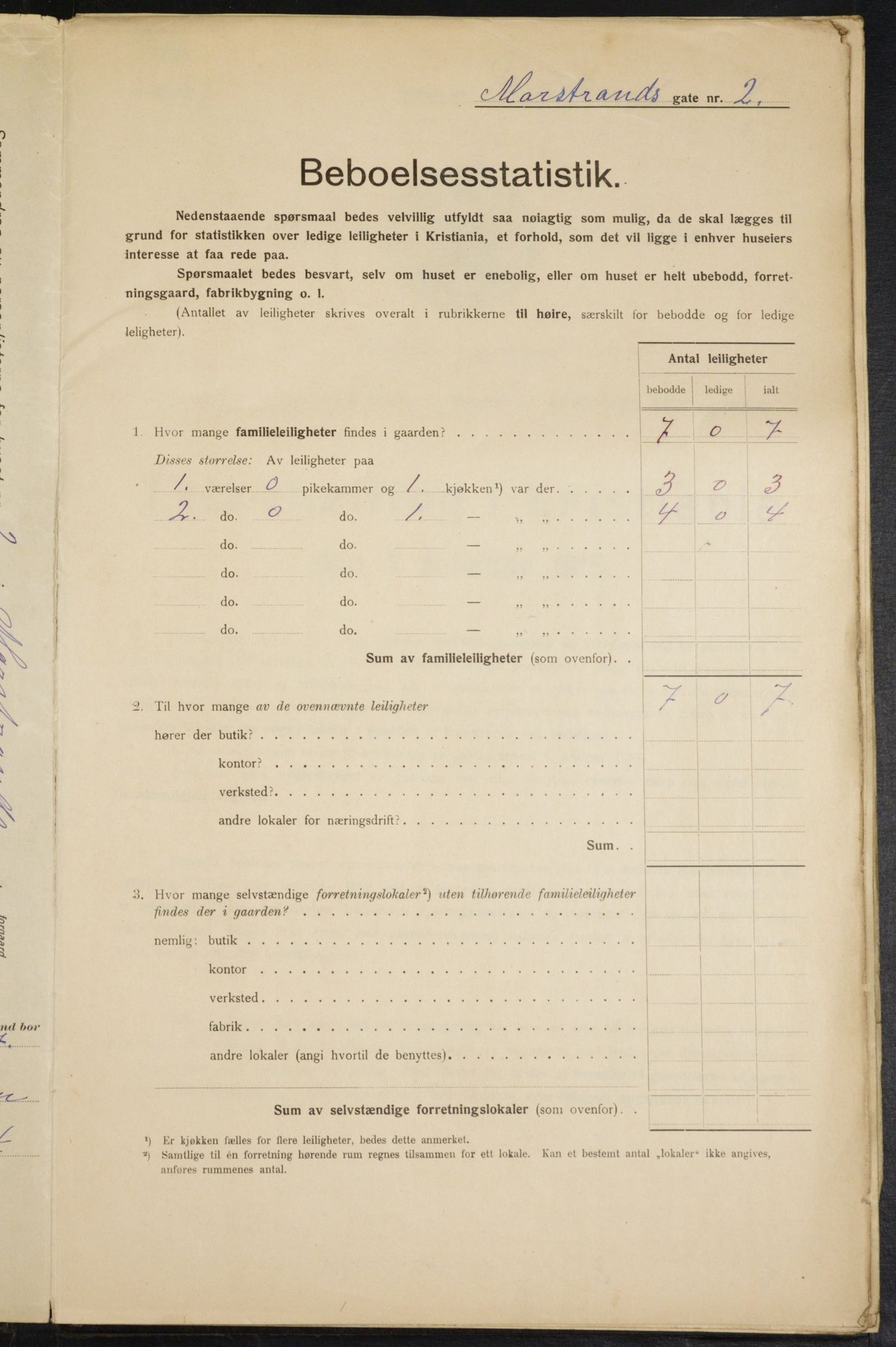 OBA, Municipal Census 1915 for Kristiania, 1915, p. 64091