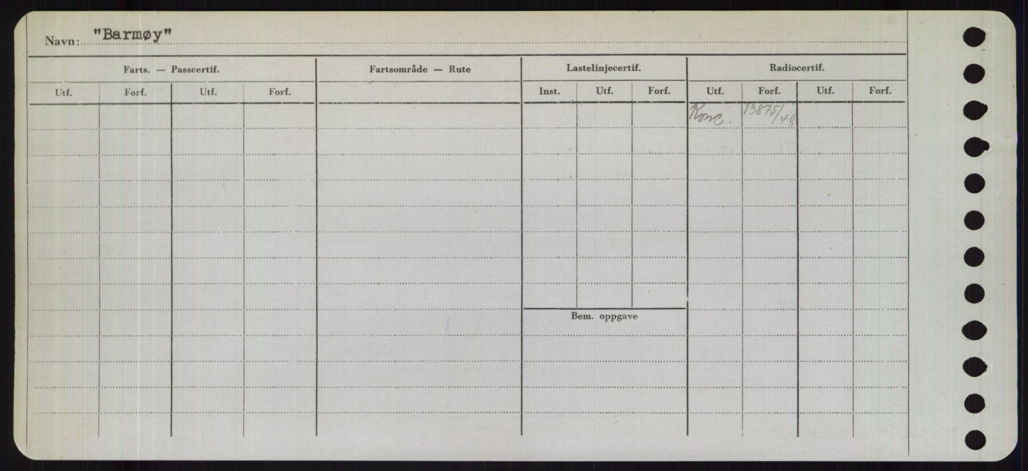 Sjøfartsdirektoratet med forløpere, Skipsmålingen, RA/S-1627/H/Hd/L0003: Fartøy, B-Bev, p. 306