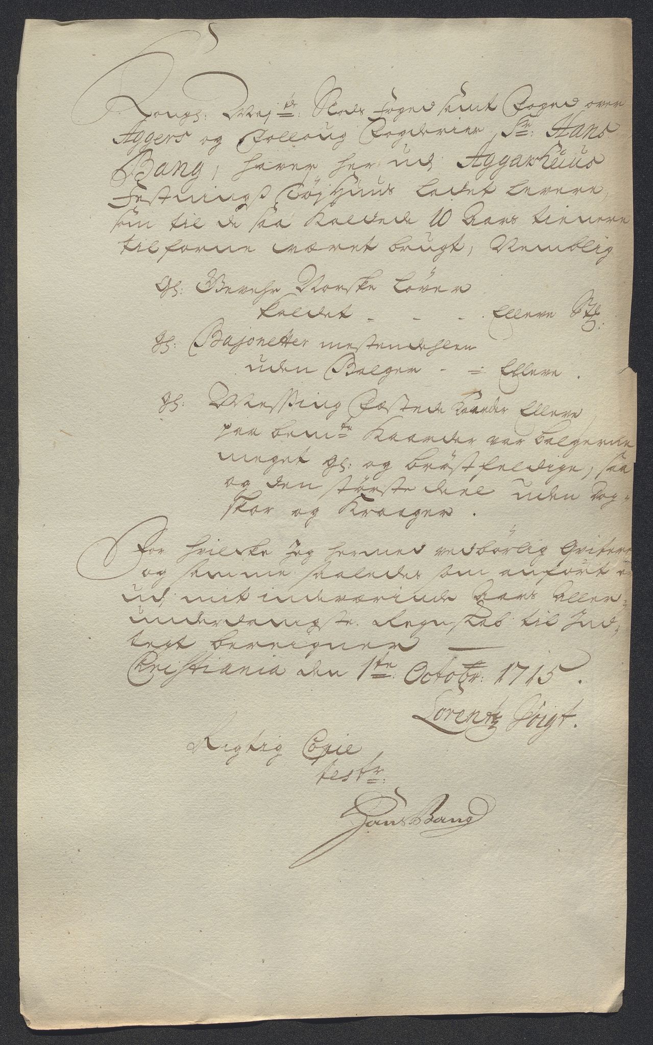 Kristiania stiftamt, AV/SAO-A-10386/E/Ed/Ede/L0006: Fogder, 1717, p. 13