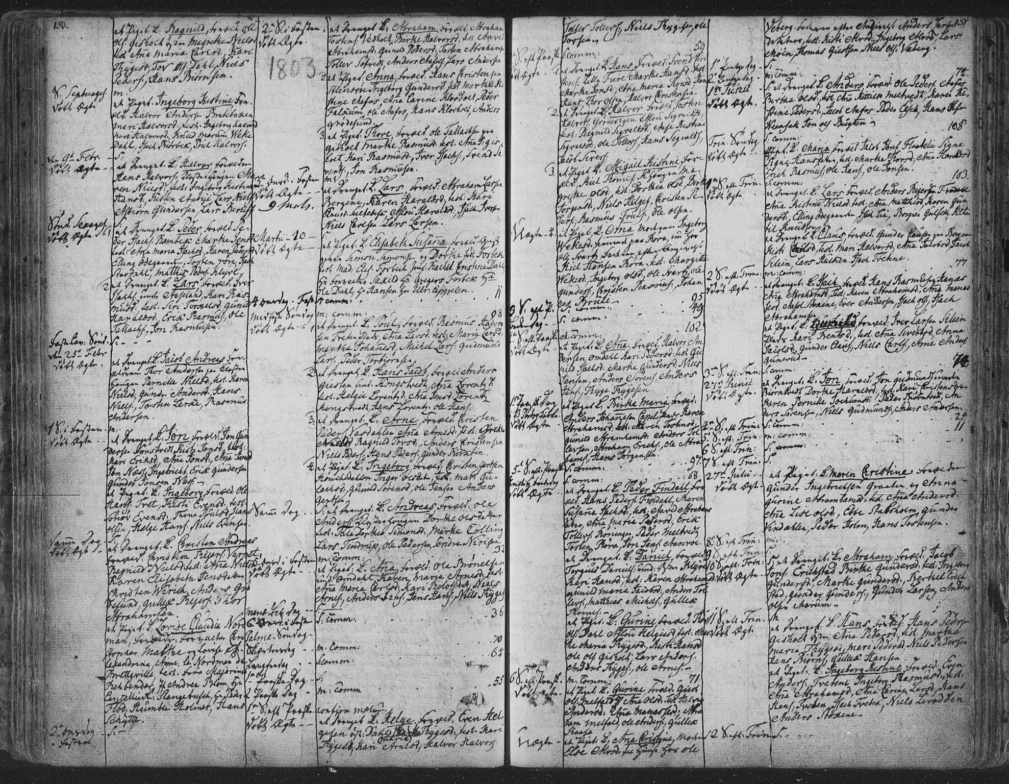 Solum kirkebøker, SAKO/A-306/F/Fa/L0003: Parish register (official) no. I 3, 1761-1814, p. 150-151