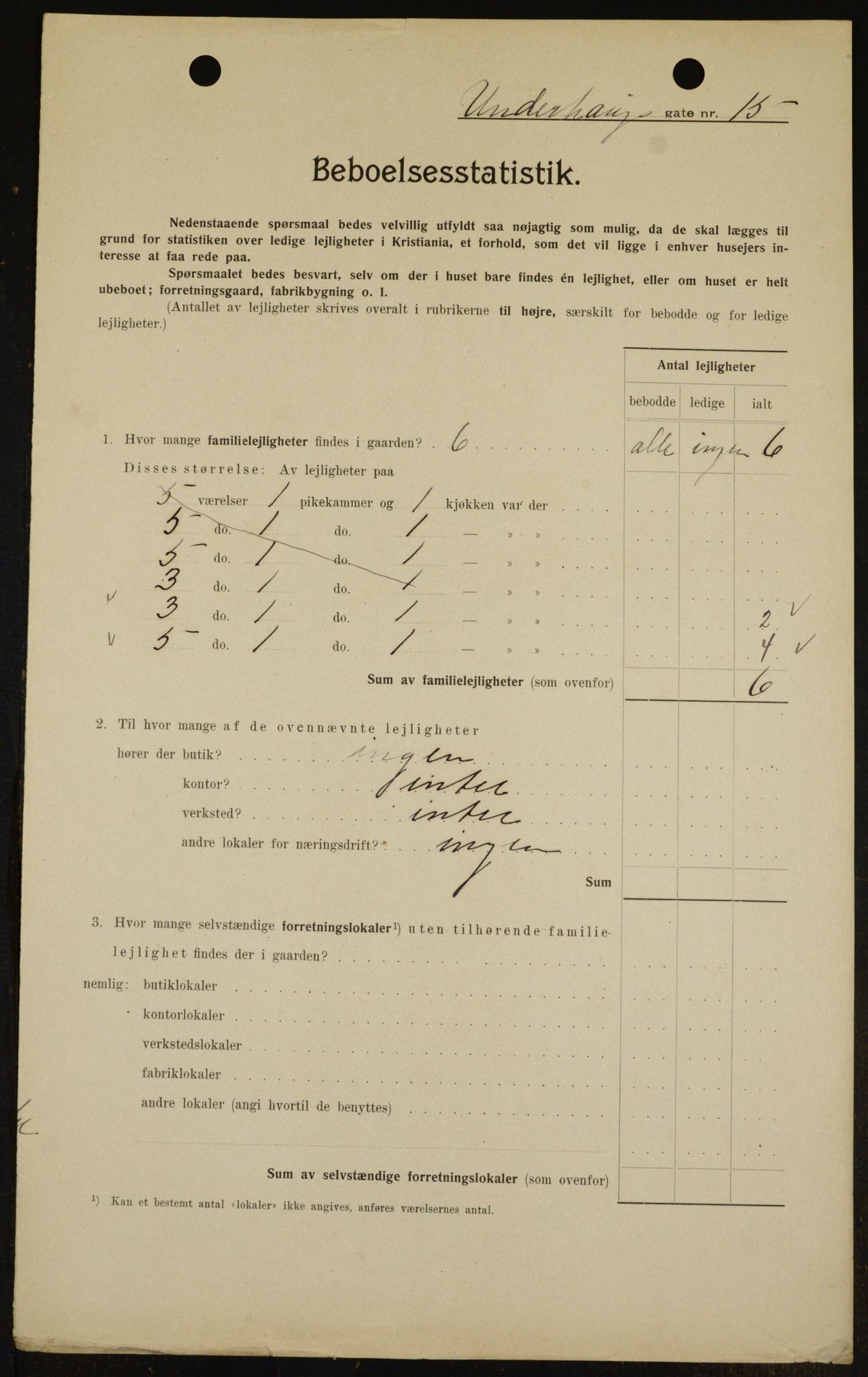 OBA, Municipal Census 1909 for Kristiania, 1909, p. 108776